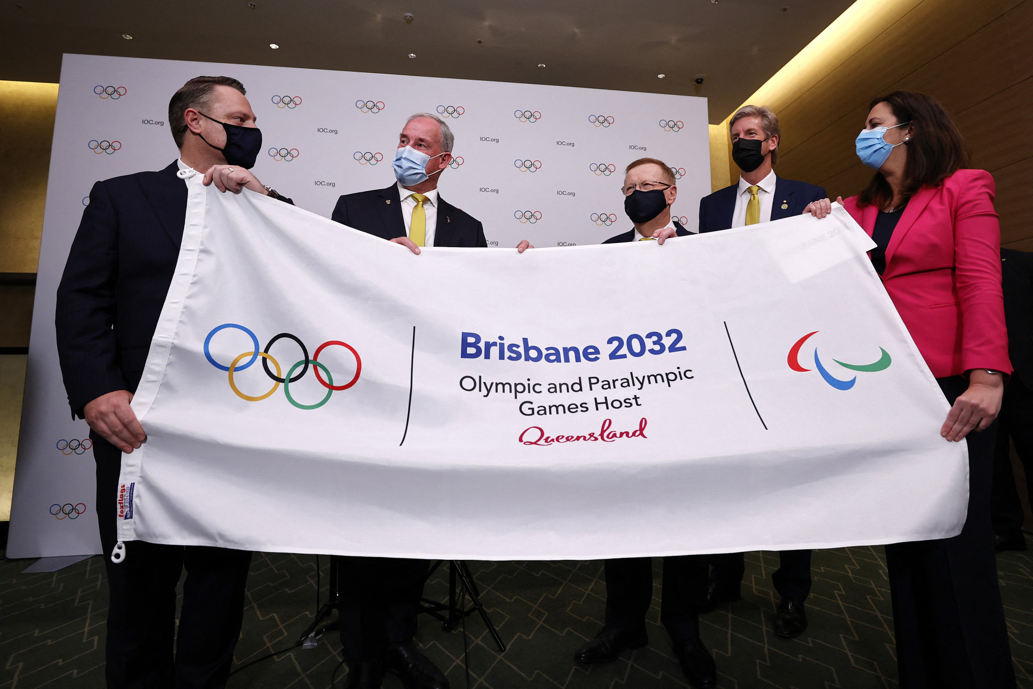 Brisbane 2032 organisers were accused of hypocrisy by Sir Bob Geldof after claiming they would stage the first ever climate-positive Games ©Getty Images