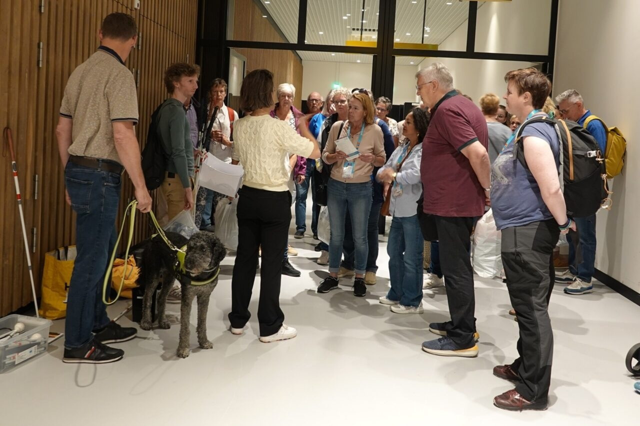 Volunteers were given a tour of the Rotterdam Ahoy, the centrepiece of the European Para Championships ©EPC