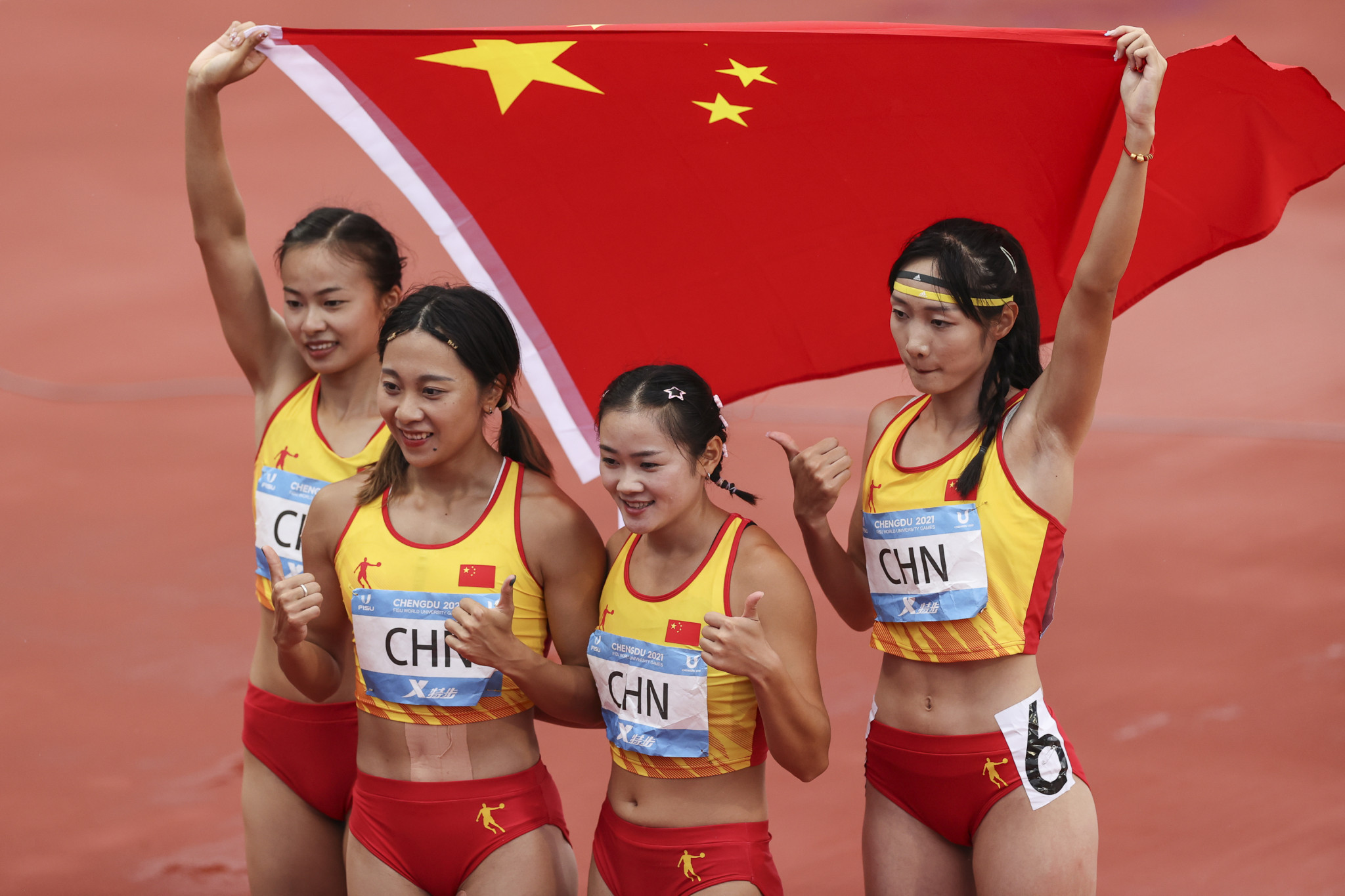 China claim relay athletics gold on day eight of Chengdu 2021