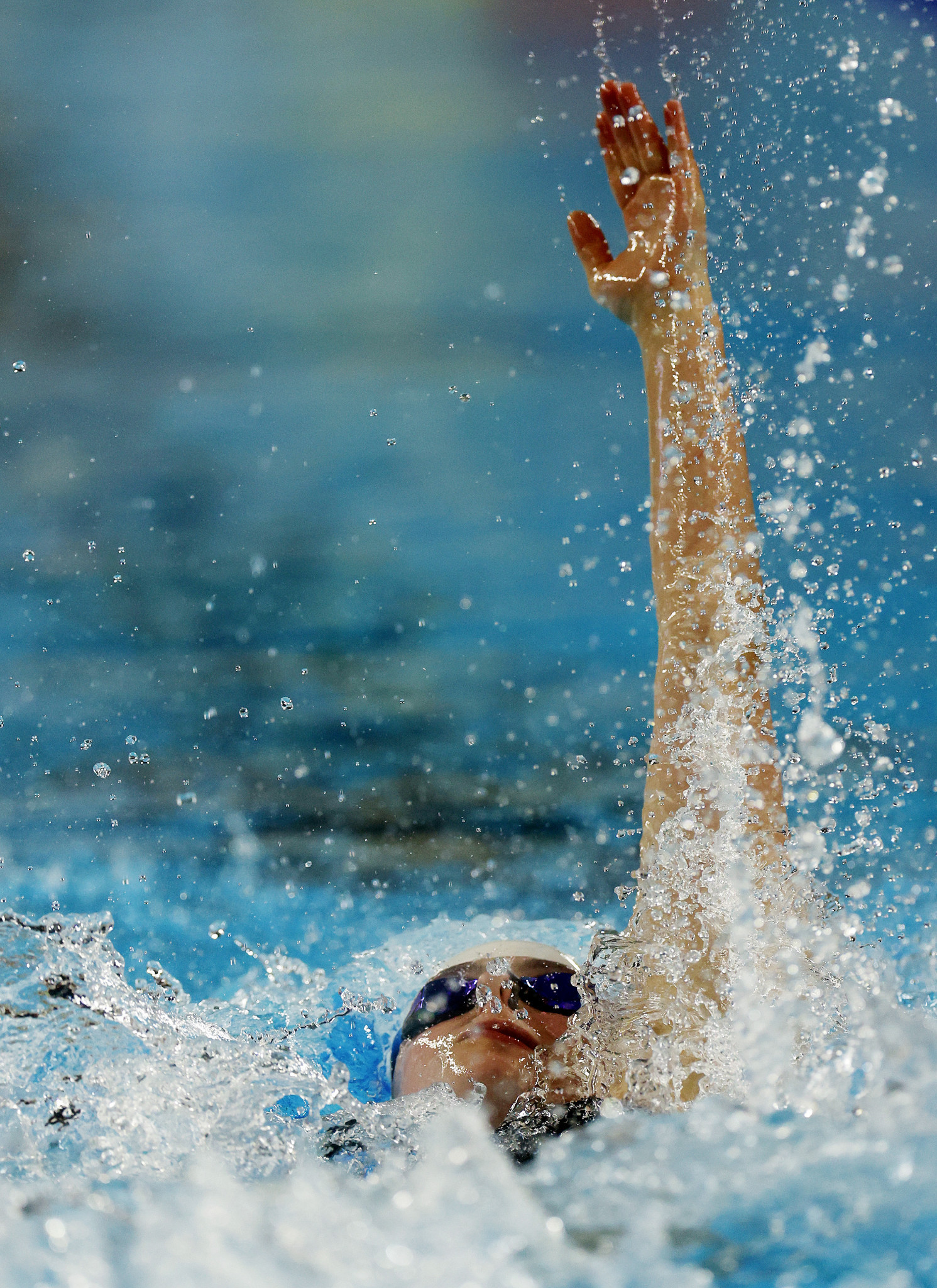 Holly McGill narrowly took victory in the women's 100m backstroke final for Scotland ©Getty Images