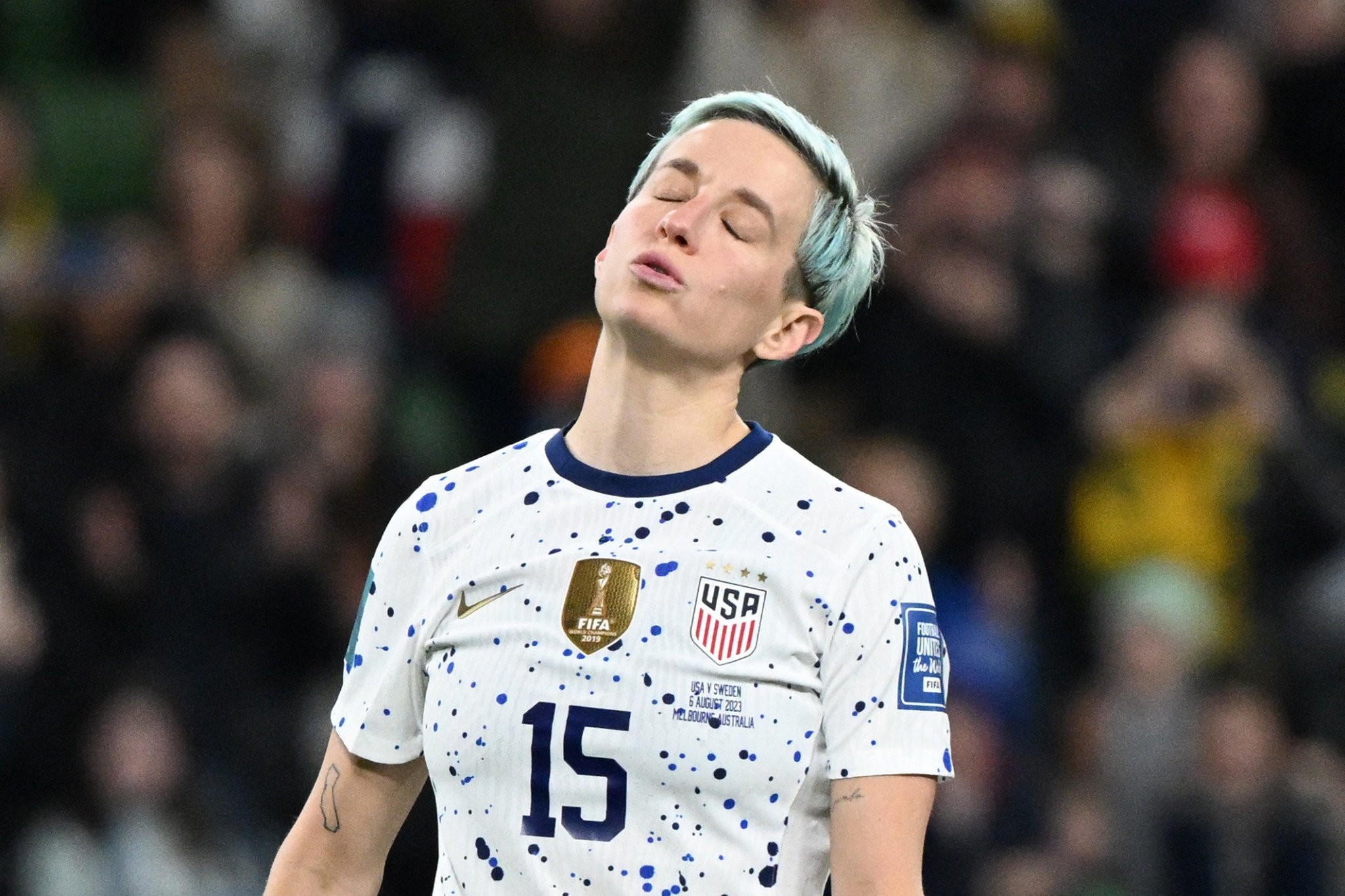 Trump mocks Rapinoe after penalty miss in US defeat at FIFA Women’s World Cup