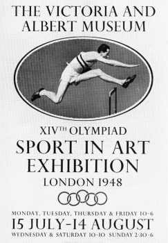 Official poster for the 1948 Olympic Arts contests in London ©Wikipedia