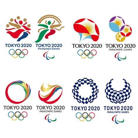 The shortlist for the Tokyo 2020 logo was revealed on Friday ©Tokyo 2020