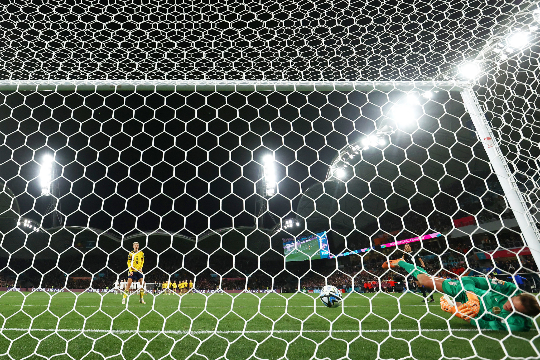 
Lina Hurtig scored the decisive penalty for Sweden that knocked out defending champions the United States from the 2023 FIFA Women's World Cup ©Getty Images 