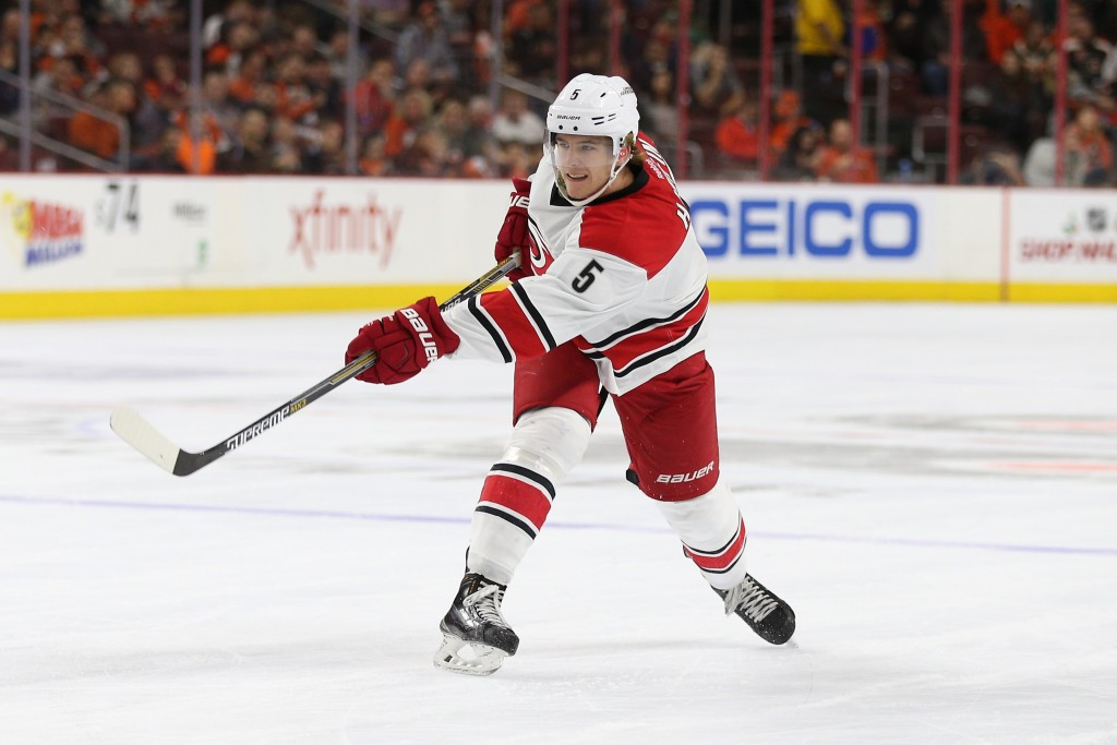 Noah Hanifin of Carolina Hurricanes is also in the squad