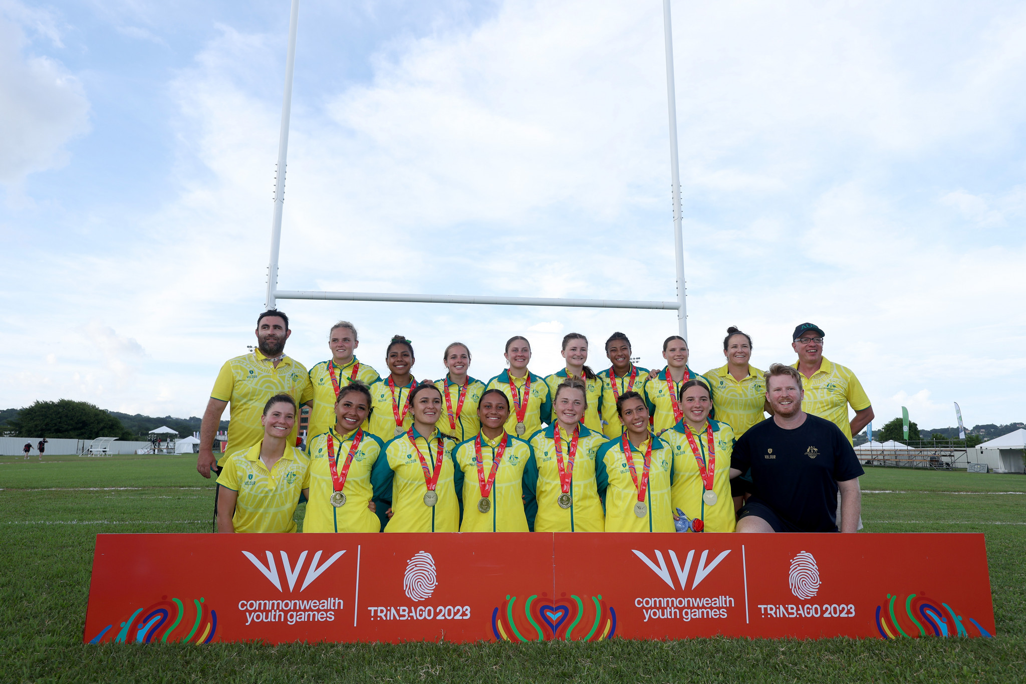 Australia dominated the women's rugby sevens at the Commonwealth Youth Games and defended their title ©Getty Images