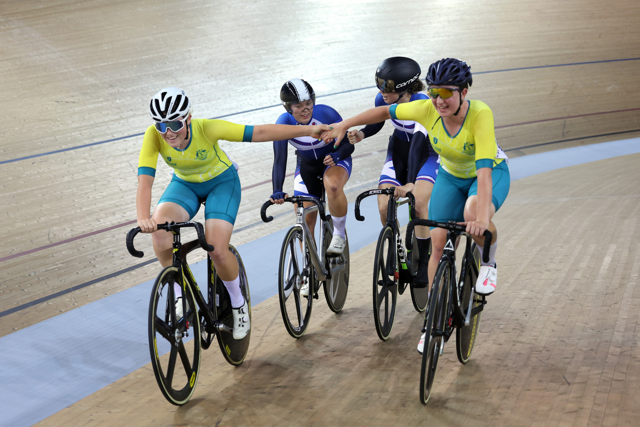 Australia's Bates adds to time trial success with opening track cycling gold of Commonwealth Youth Games