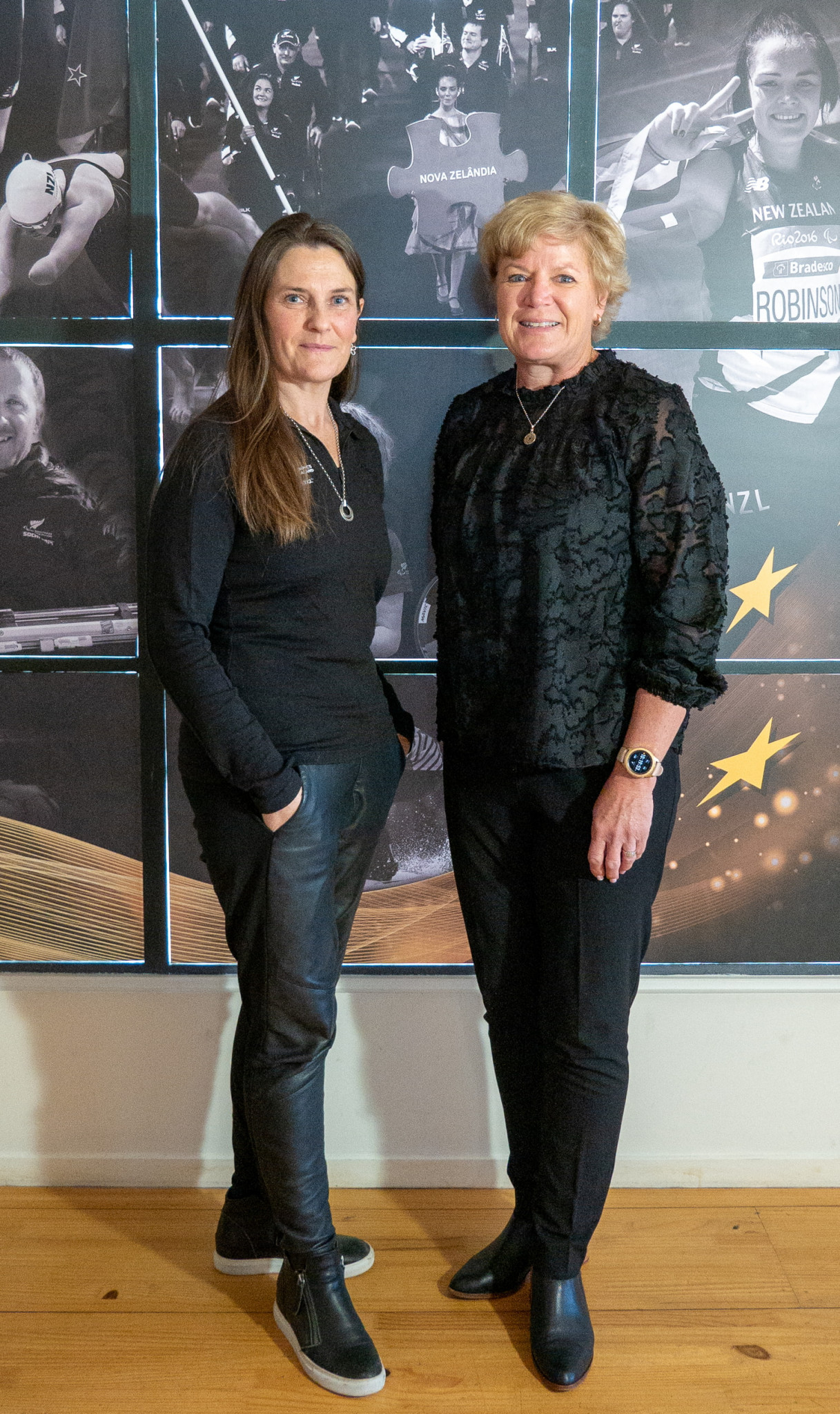 Lynette Grace, left, will assist Bates as the Deputy Chef de Mission ©Paralympics New Zealand