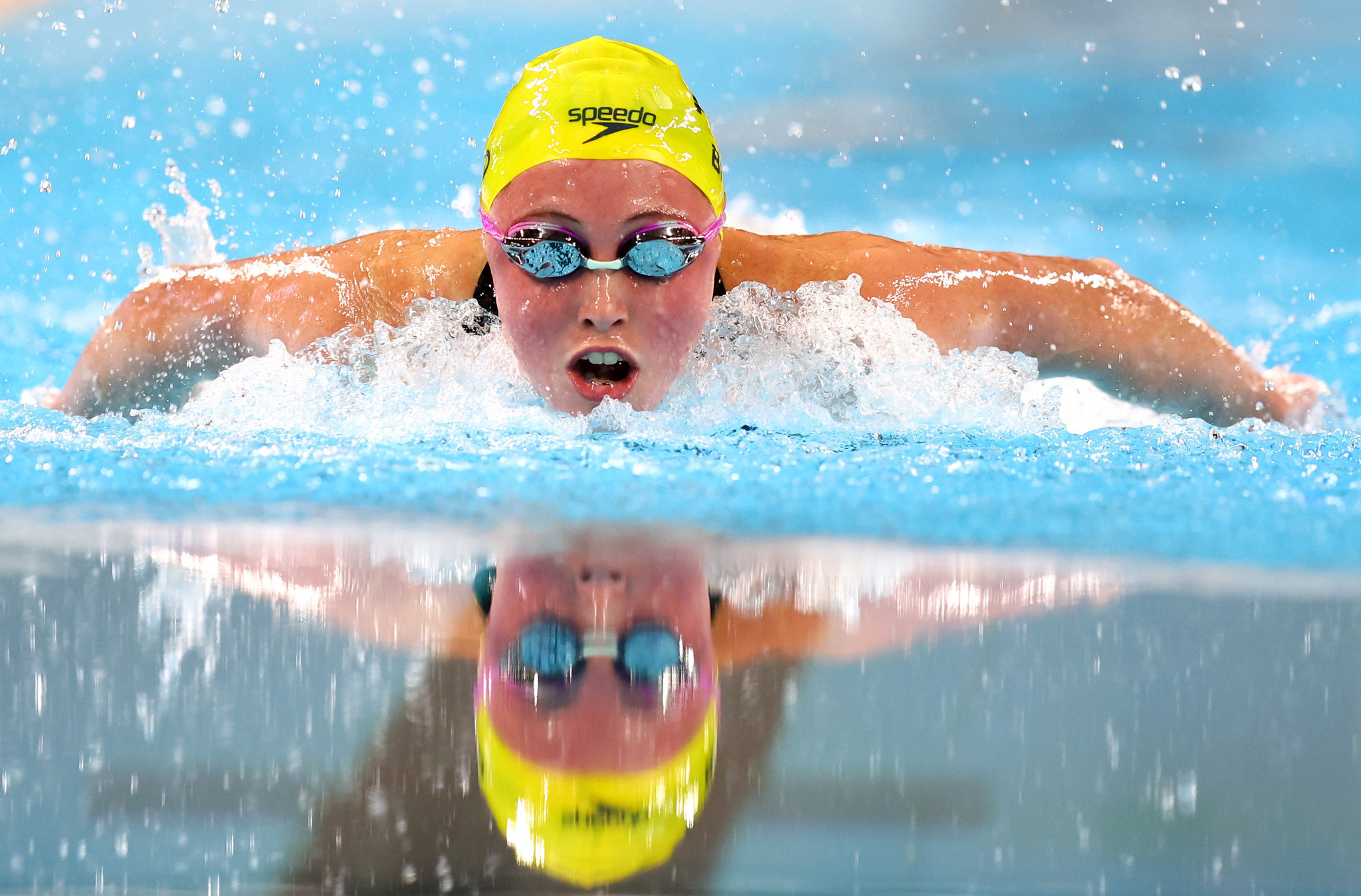 Mikayla Bird of Australia earned her second swimming gold of the Games in the women's 200m butterfly  ©Getty Images