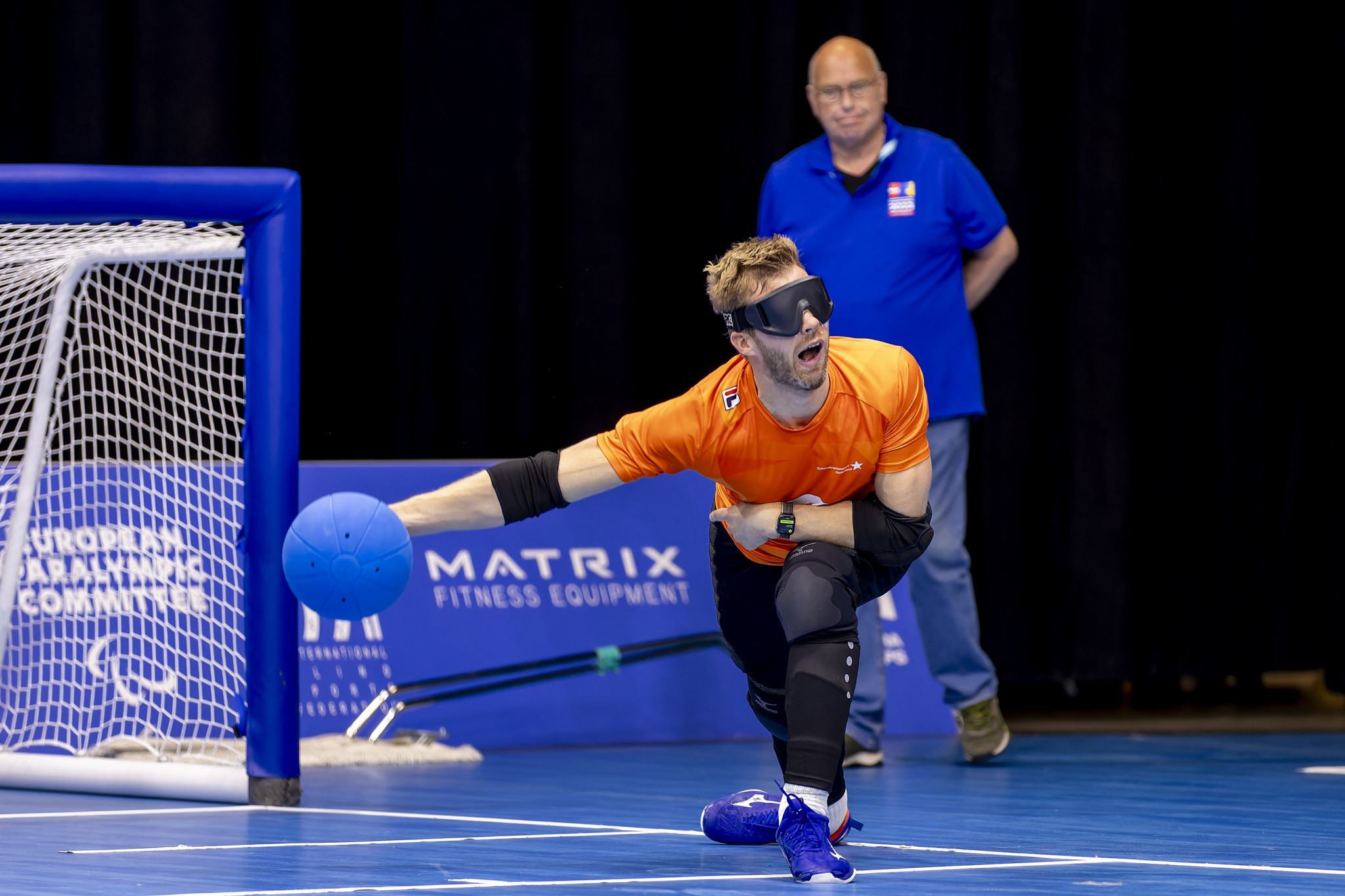 Goalball matches were played at the European Para Championships for the first time ©EPC