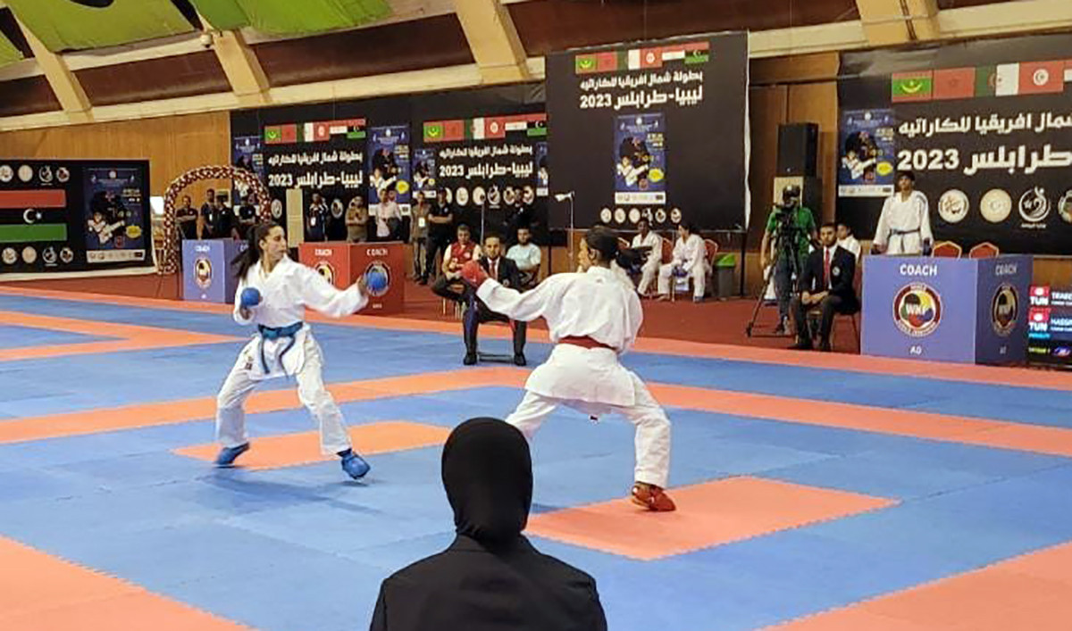 Hosts Libya topped the medals table at the UKAF North Region Karate Championships with 14 golds ©WKF