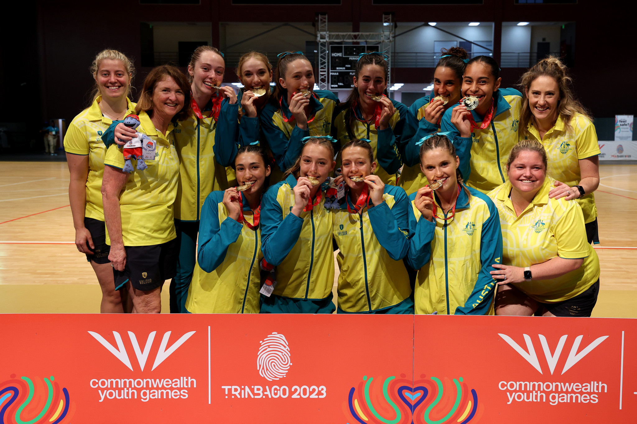 Australia won the inaugural fast5 netball Commonwealth Youth Games gold medal at the expense of Australia ©Getty Images
