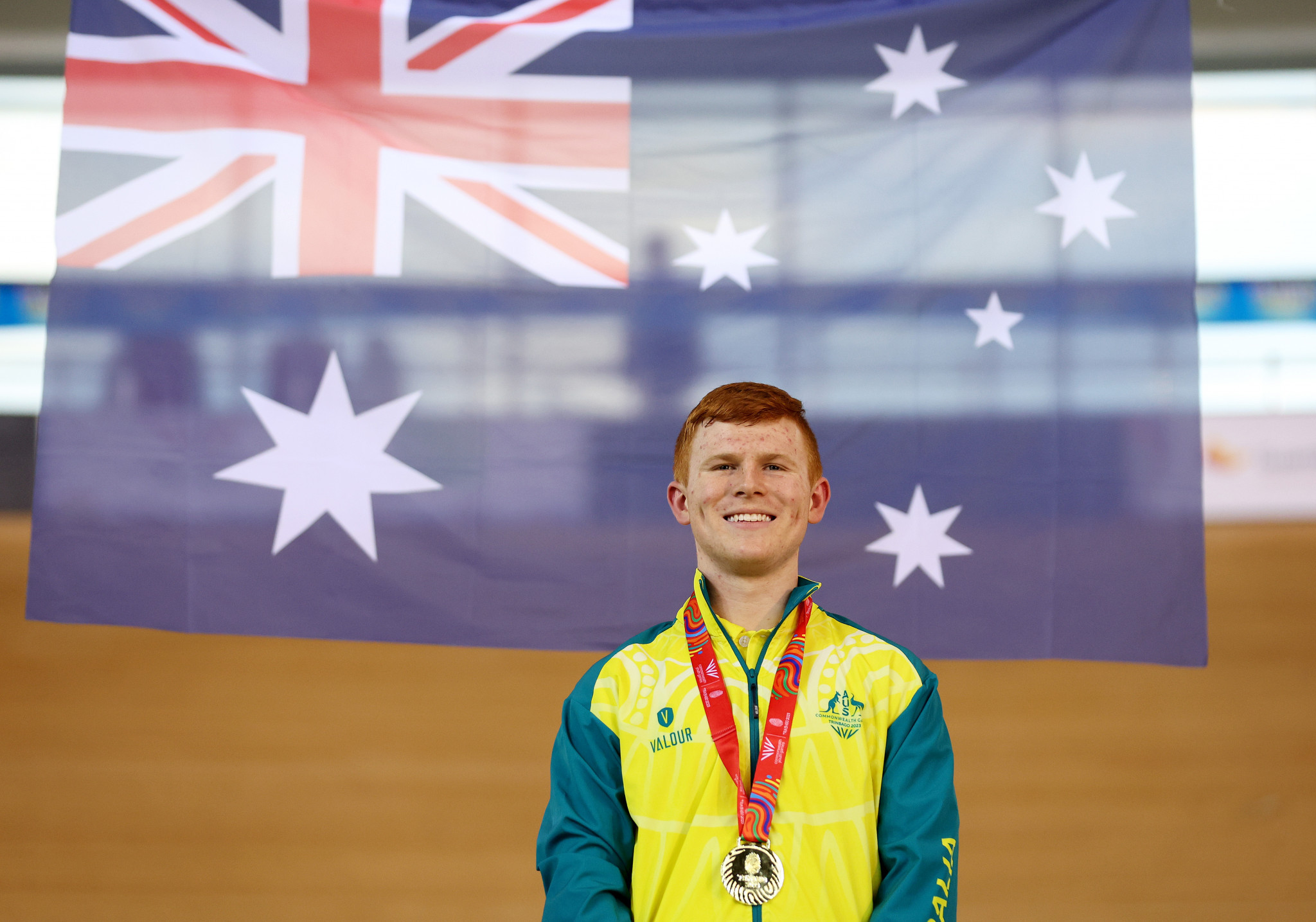 Tayte Ryan provided three of Australia's 26 gold medals at Trinbago 2023, including wins in the men's 1,000m time trial and keirin on the final day ©Getty Images