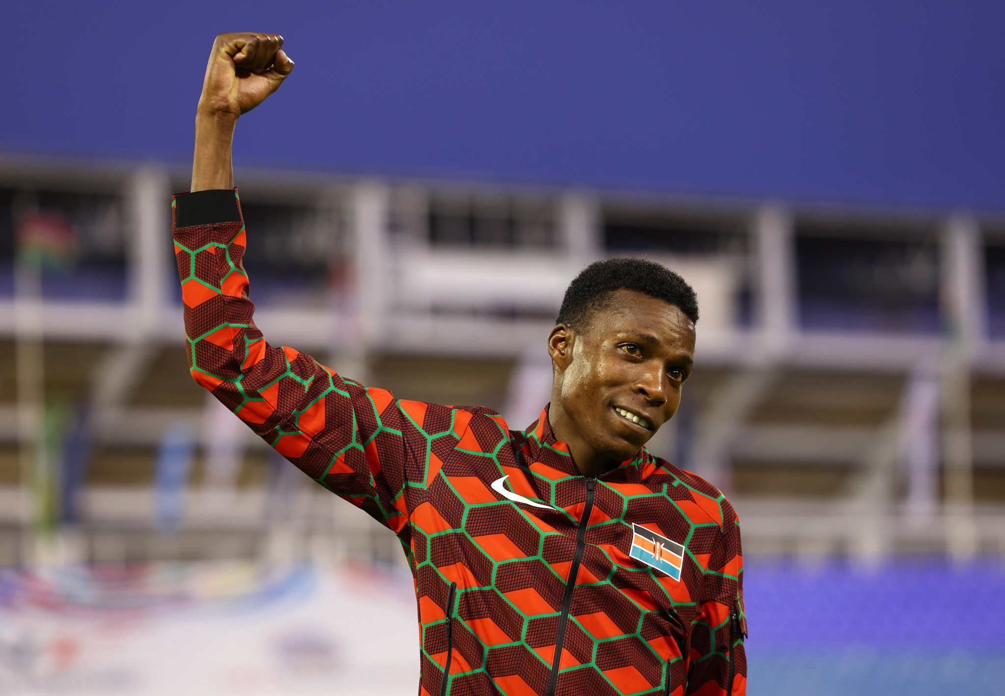 Jospat Sang Kipkirui of Kenya earned a dramatic men's 3,000m gold medal ©Getty Images