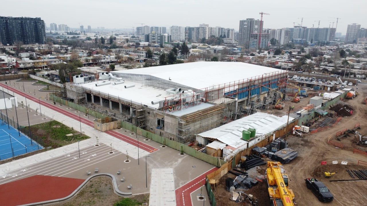 The Centro de Deportes de Contacto being built for the Pan American and Parapan American Games is 85 per cent complete, according to the National Sports Institute ©Santiago 2023
