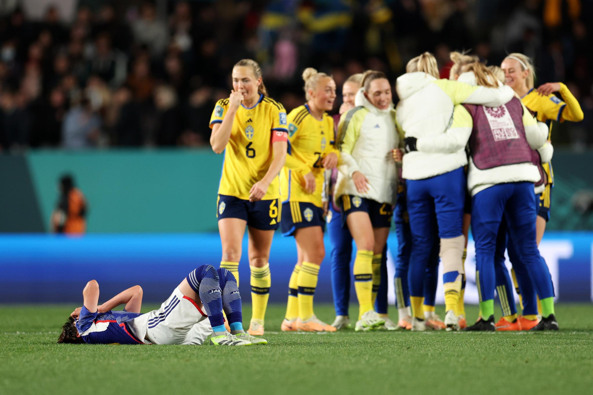 Three-time bronze medallists Sweden then beat the 2011 champions Japan 2-1 at Eden Park in Auckland despite the latter being seen as title contenders ©Getty Images