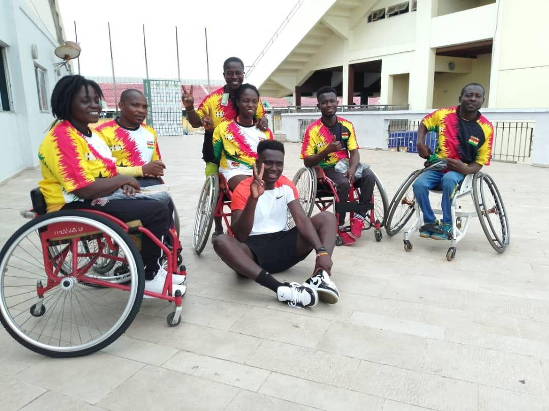 Ghana's wheelchair tennis team kitted out for African Para Games thanks to donation