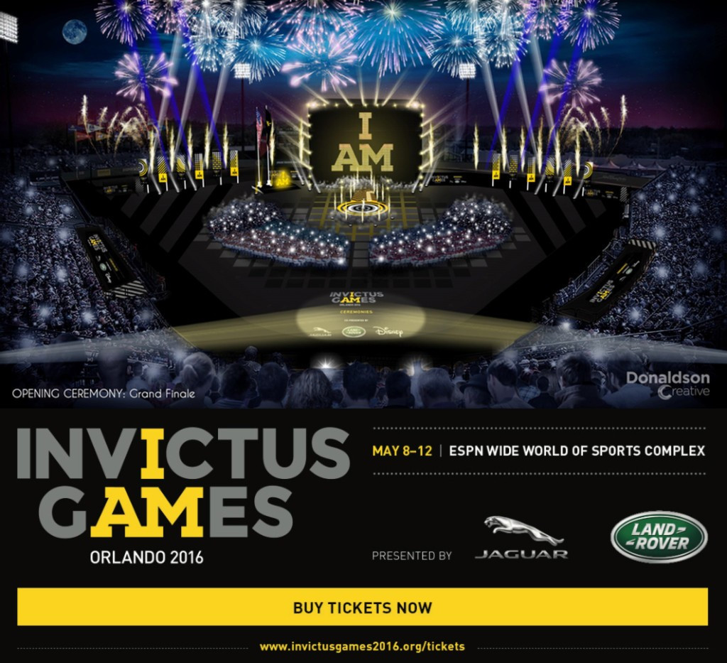 The Invictus Games will open in Orlando on May 8 with a star-studded Opening Ceremony ©Invictus Games