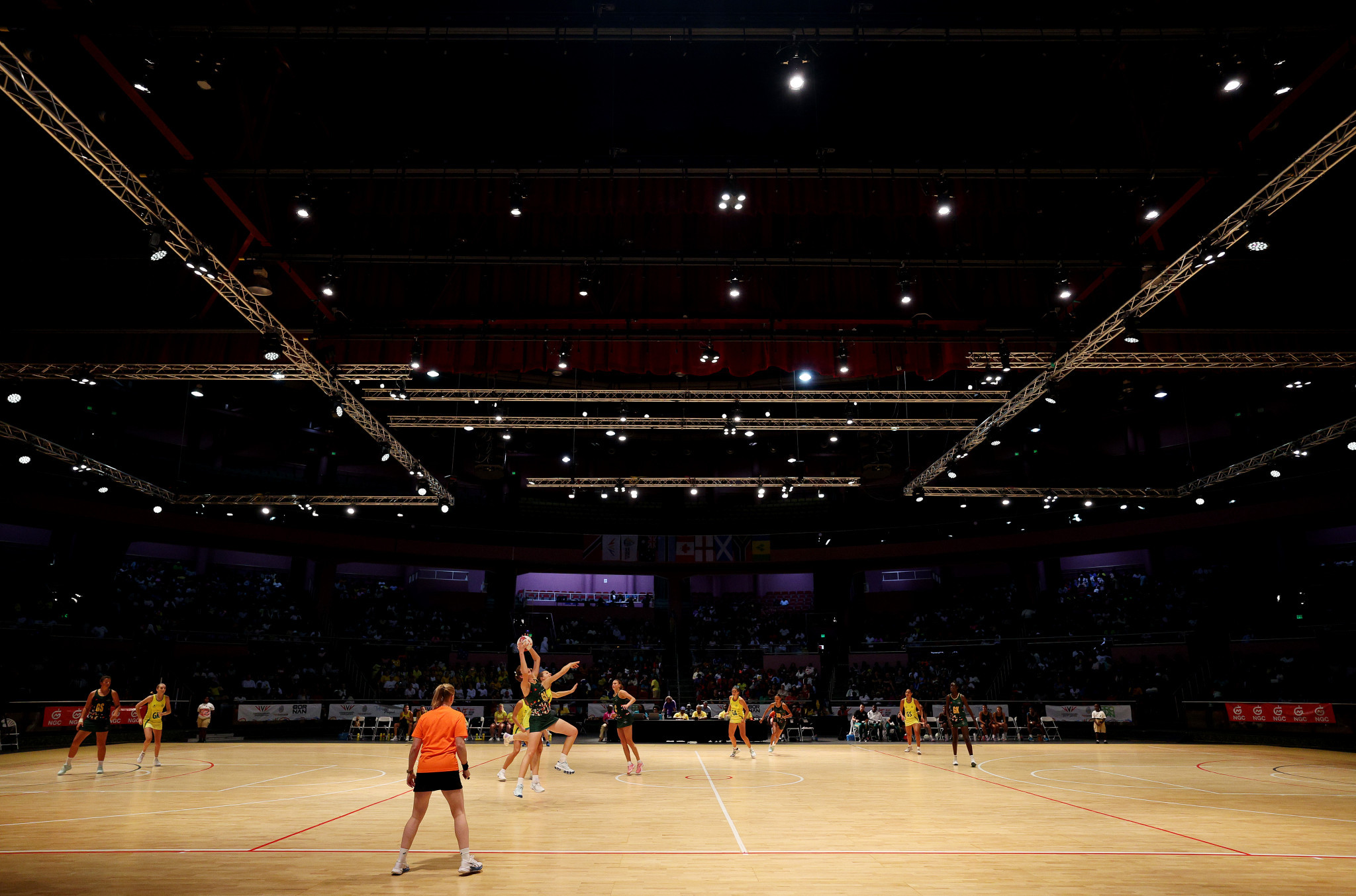 Dame Louise Martin highlighted the use of the Shaw Park Cultural Centre for fast5 netball as a notable feature of the Commonwealth Youth Games ©Getty Images