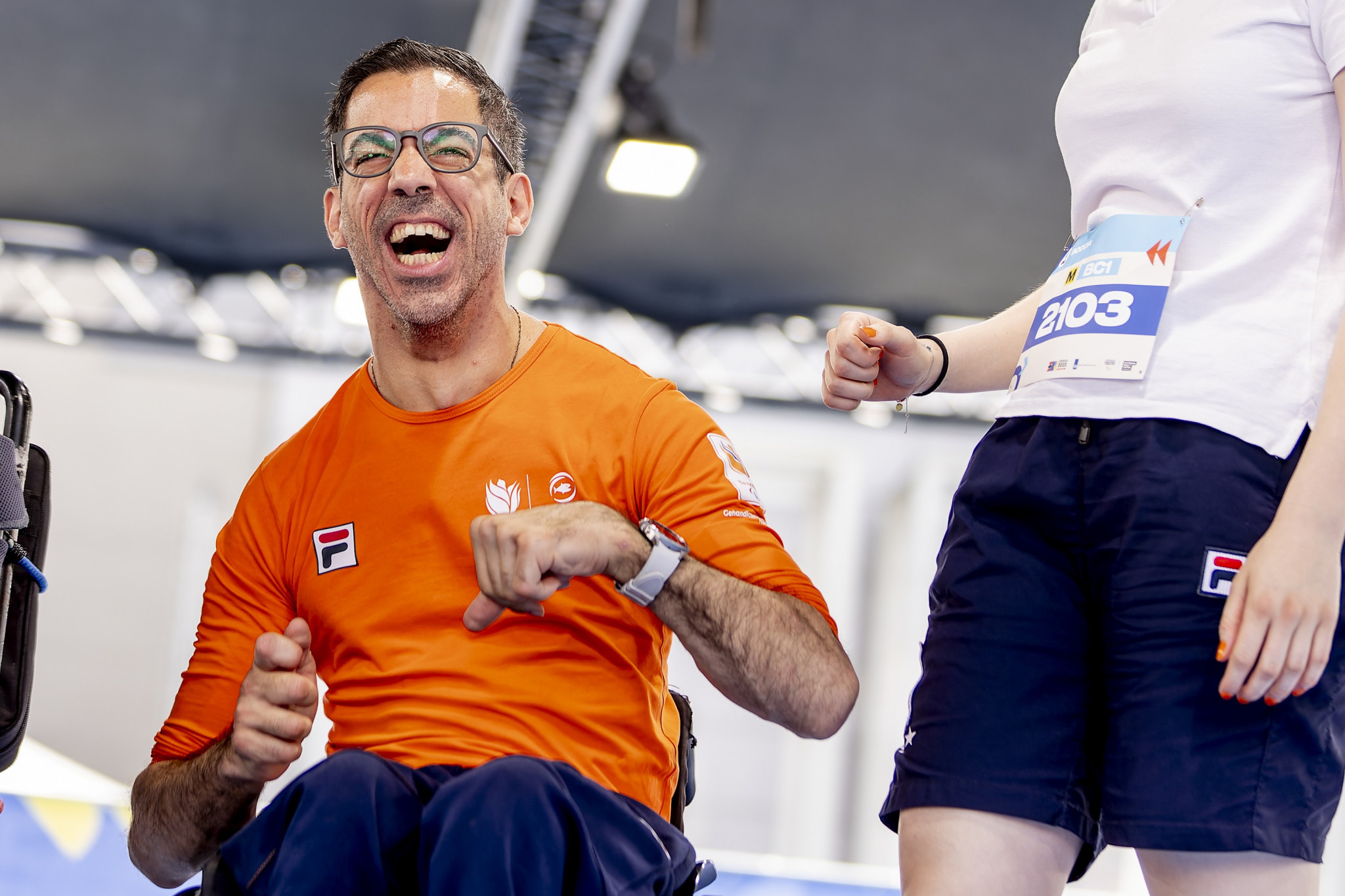 Dutch boccia star Daniel Perez claimed The Netherlands' first gold medal of the European Para Championships ©EPC