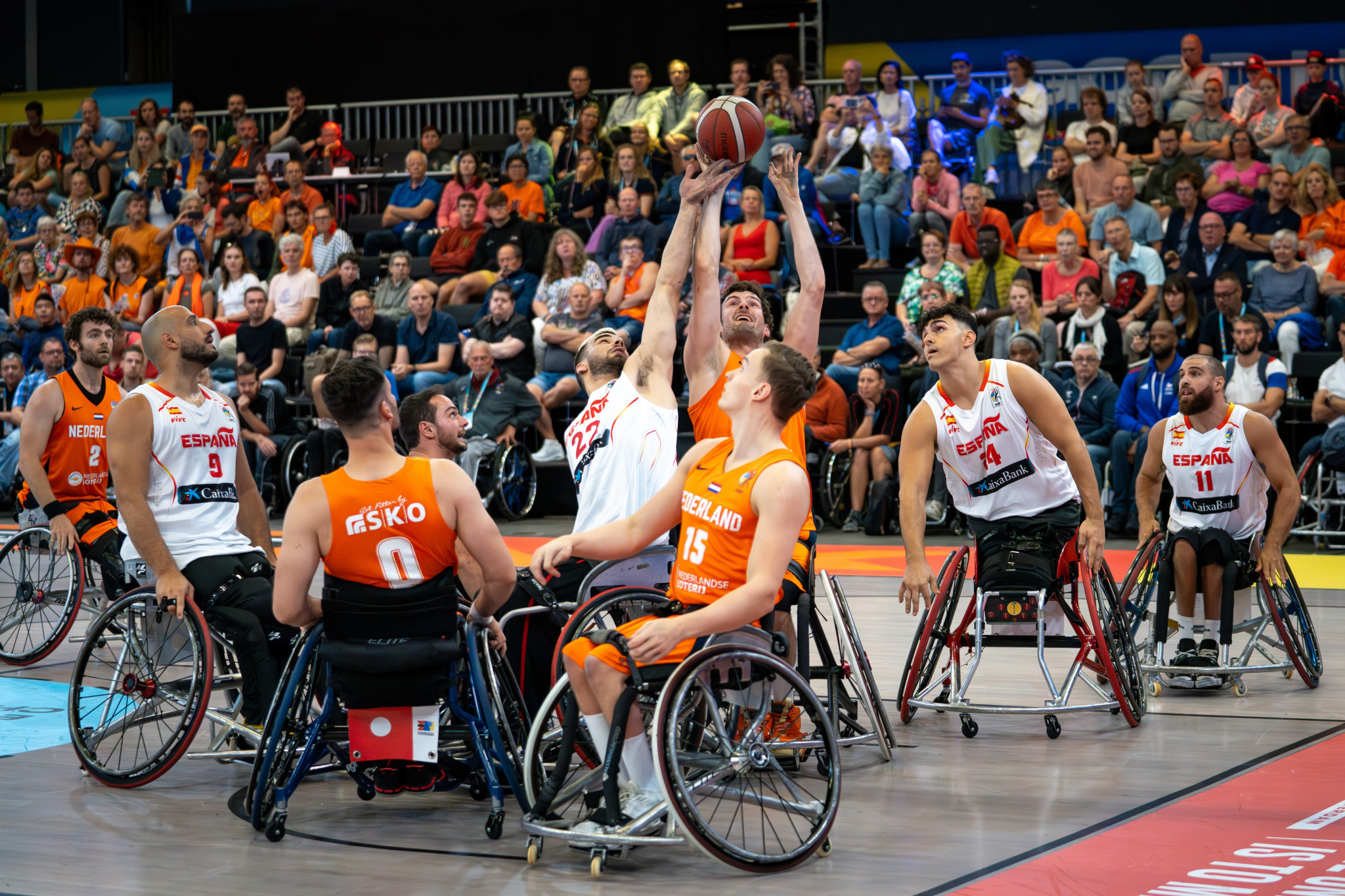 The Netherlands have high hopes of wheelchair basketball success in Rotterdam with the home fans behind them ©EPC