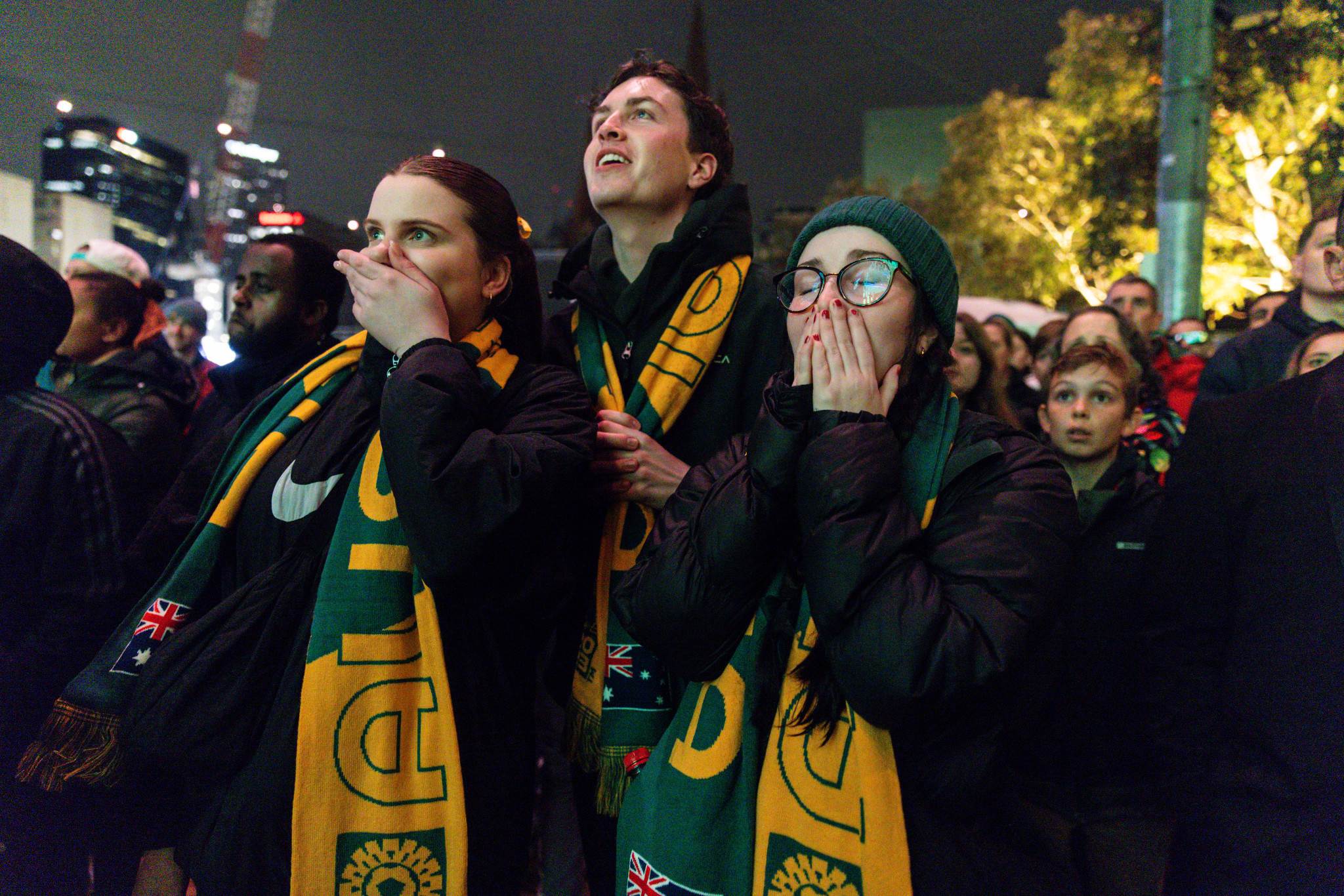 The television figures for the Matildas' penalty shootout victory against France does not include those who watched the match in public places, like pubs or Melbourne's Federation Square ©Getty Images 