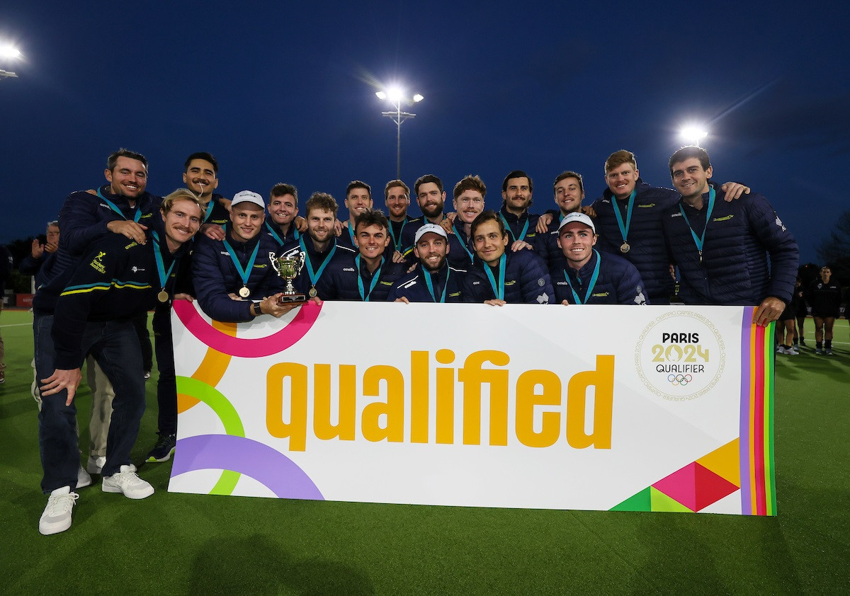Australia's men's team maintained their grip on the Oceania Cup as they sealed their place to Paris 2024 ©FIH
