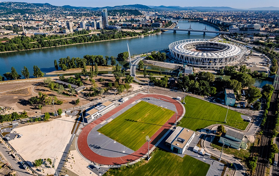The new 35,000-capacity National Athletics Centre has been built in Budapest for the World Championships ©Budapest 2023