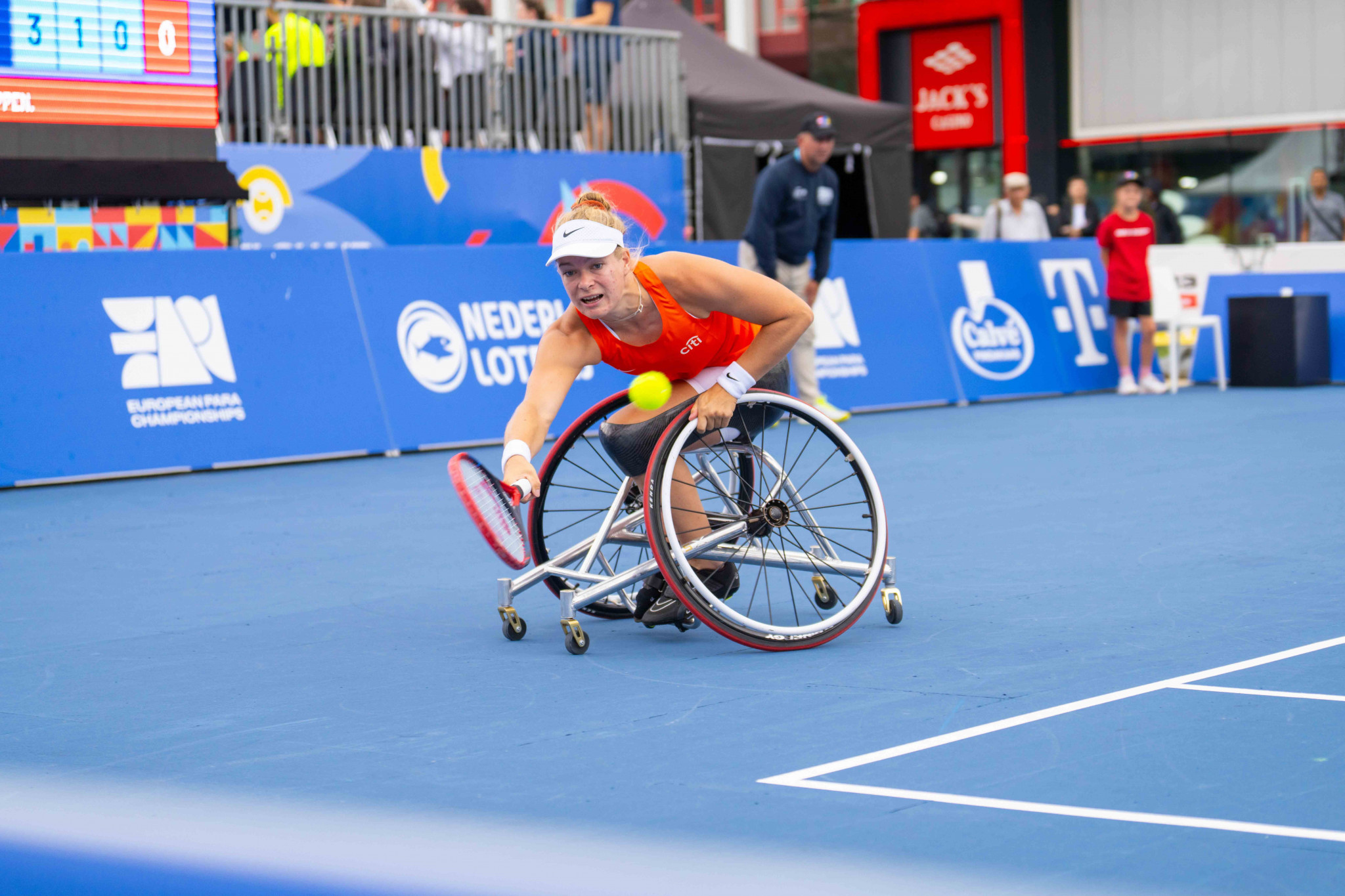 Diede de Groot captured the women's singles and doubles titles in Rotterdam ©EPC