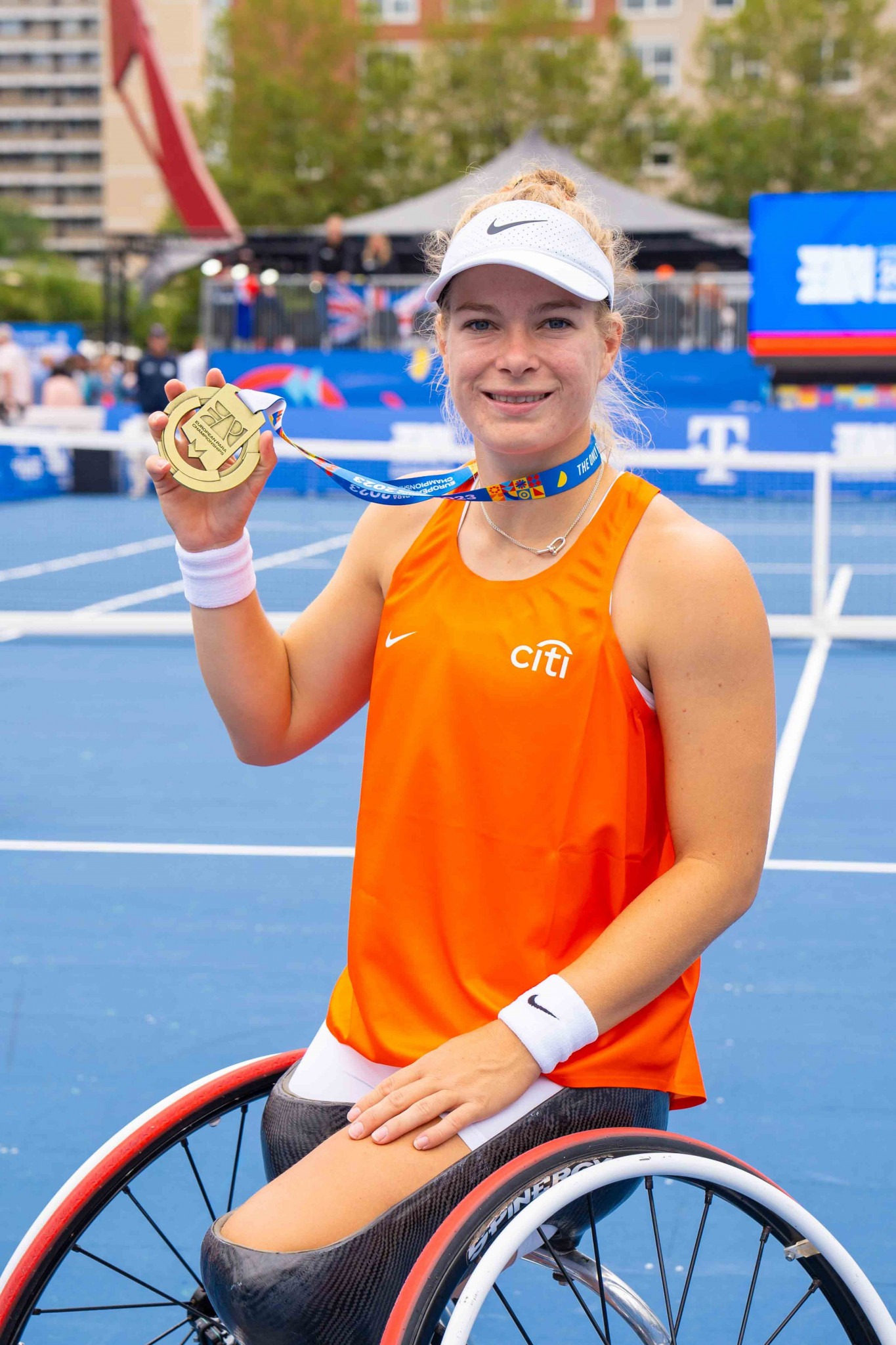 The women's singles and doubles titles were won by Diede de Groot on a golden day for The Netherlands ©EPC