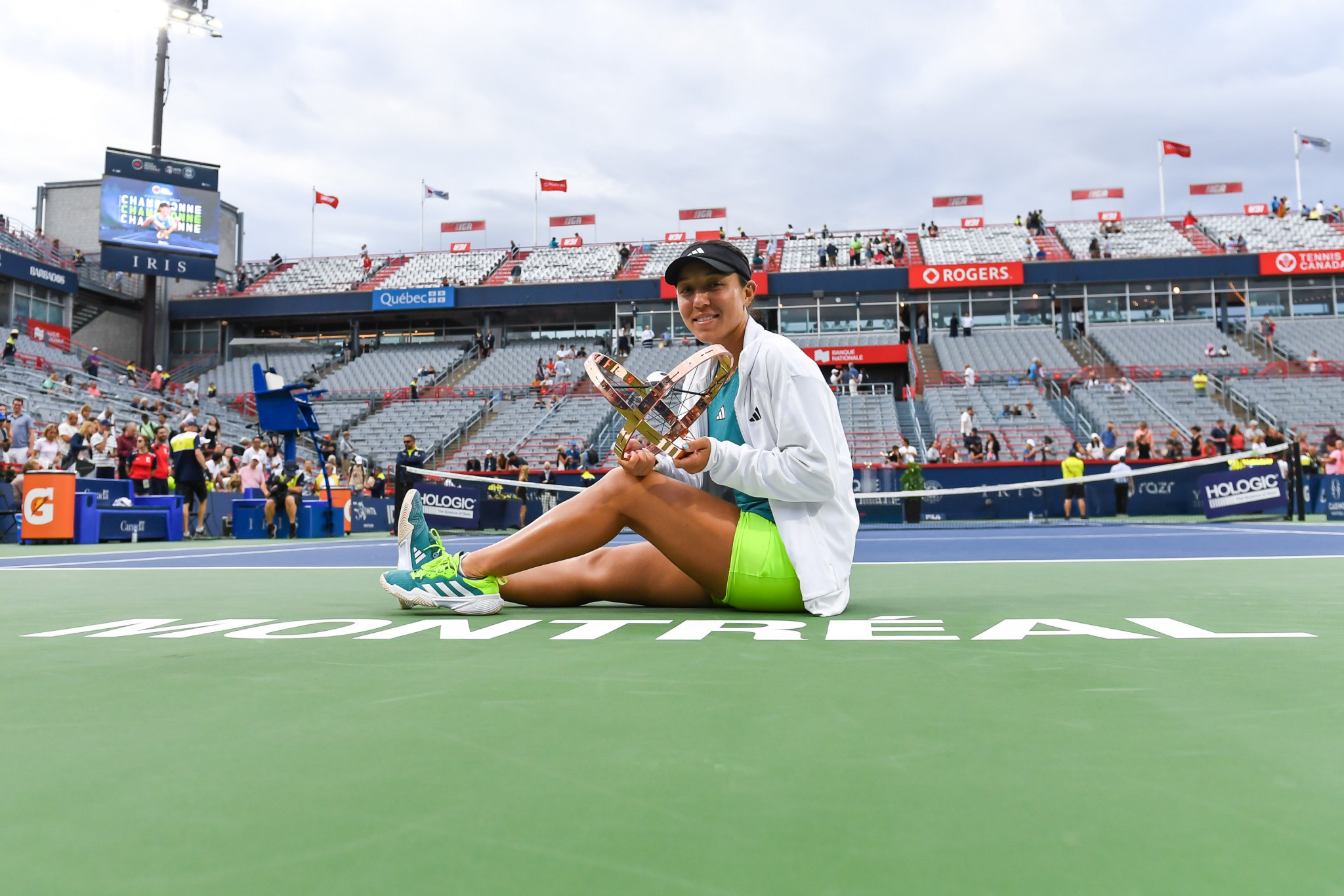 Jessica Pegula of the United States dropped just one game in the women's singles final as she cruised to the Canadian Open title in Montreal ©Getty Images