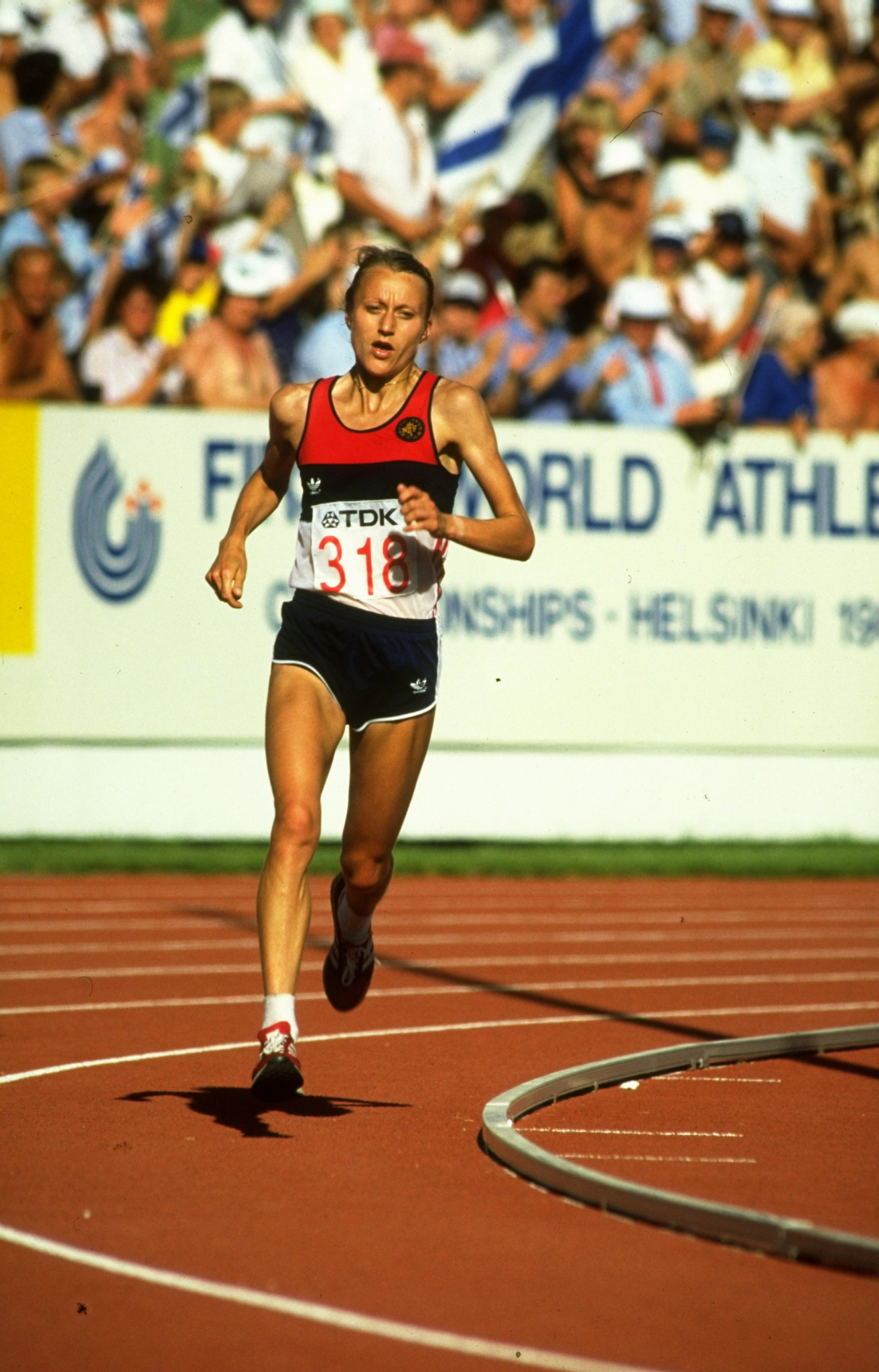 Norway's Grete Waitz made history at the 1983 World Championships when she won the marathon, the first time women had bee allowed to compete over the distance at a major global event ©Getty Images