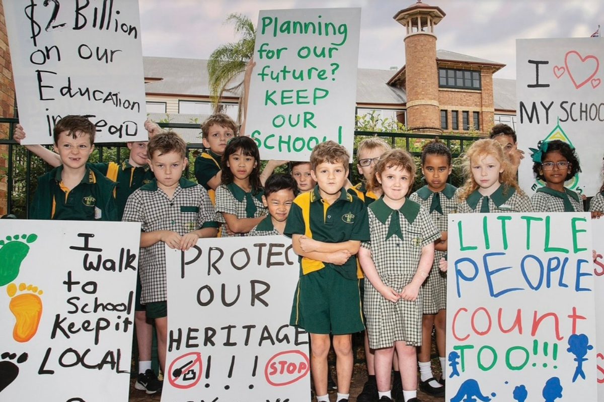 Efforts to save a Brisbane school from relocation are still in effect amid the Gabba's planned upgrades ©Amy McMahon