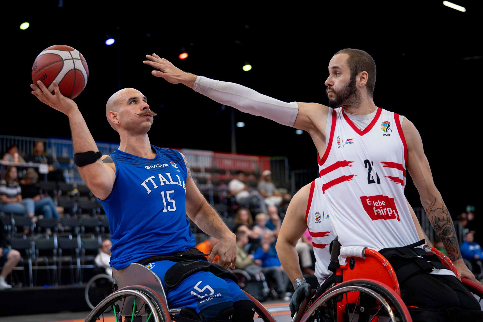 Italy powered to a 83-30 victory over Austria in the pool stages of the men's wheelchair basketball competition ©EPC