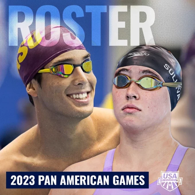 United States name five Tokyo 2020 Olympic medallists in Santiago 2023 swimming team