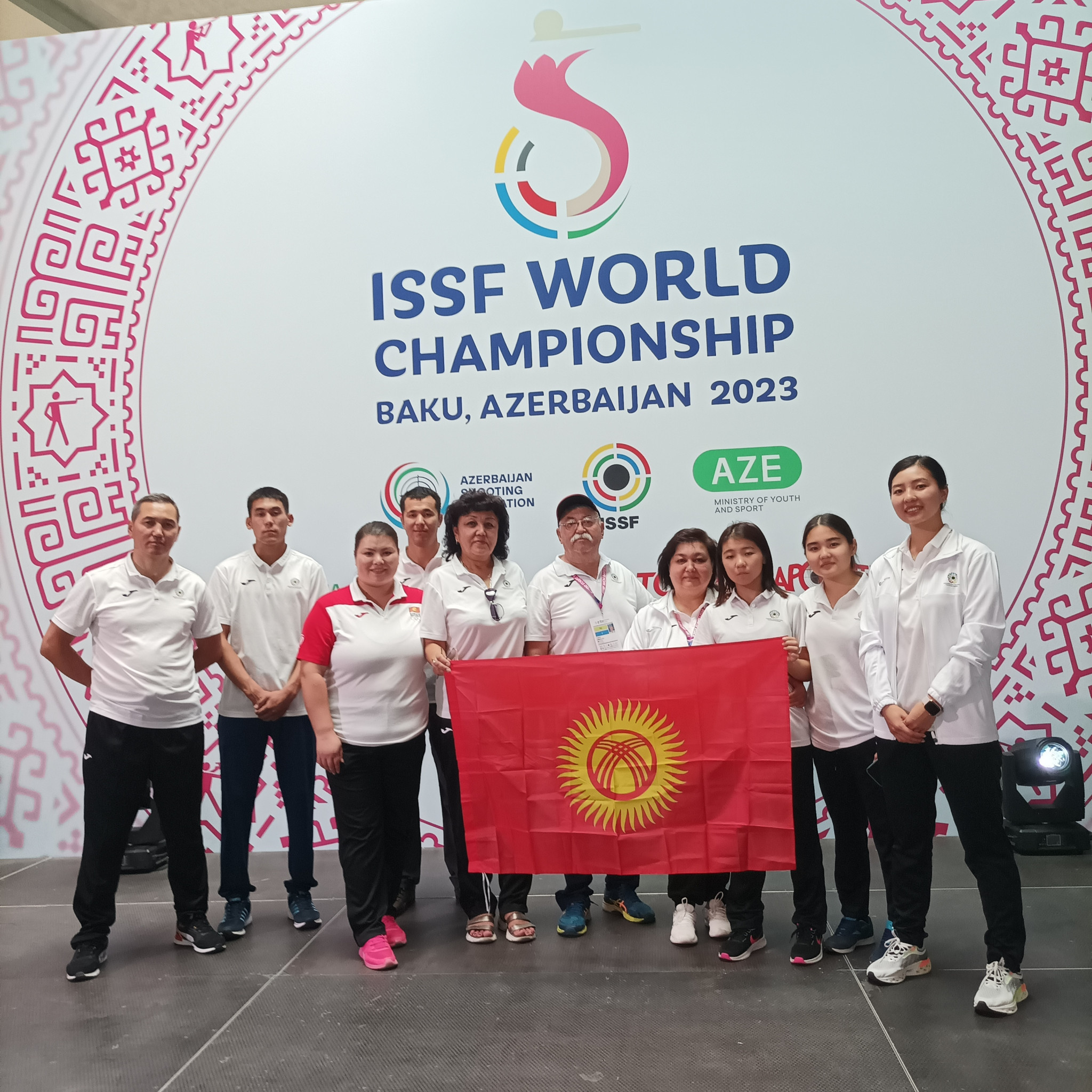 Kyrgyzstan are one of 101 countries taking part in the ISSF World Shooting Championships in Baku ©ITG