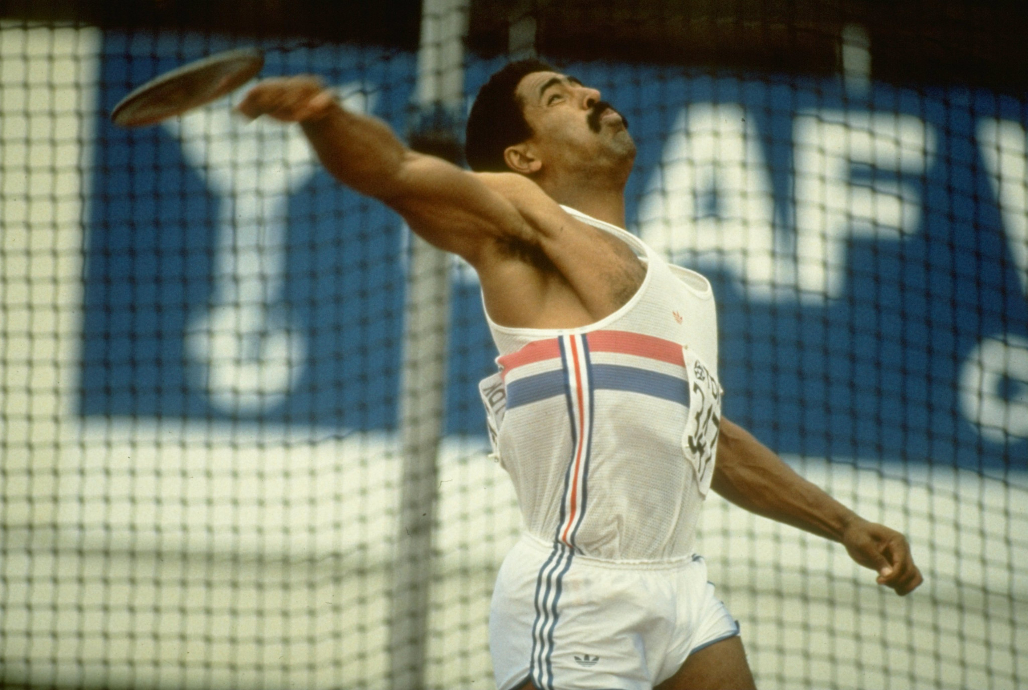 Britain's Daley Thompson won decathlon gold at the inaugural World Athletics Championships in Helsinki in 1983 ©Getty Images
