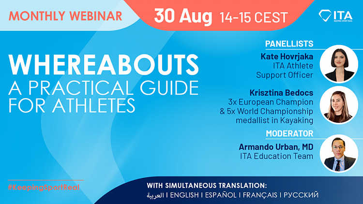 Sambists invited to webinar on doping whereabouts
