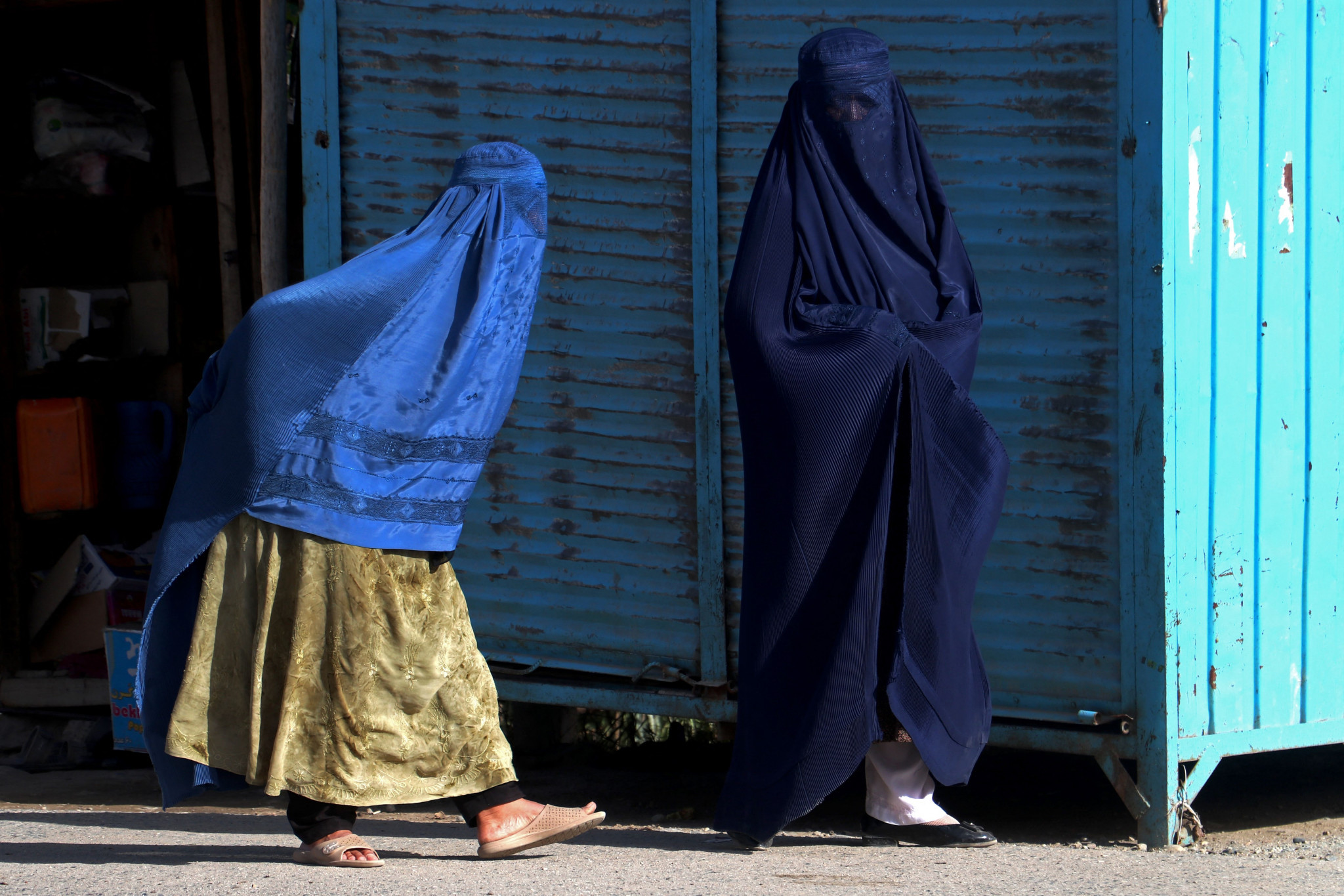 Women are forced to cover their faces under Taliban rule ©Getty Images