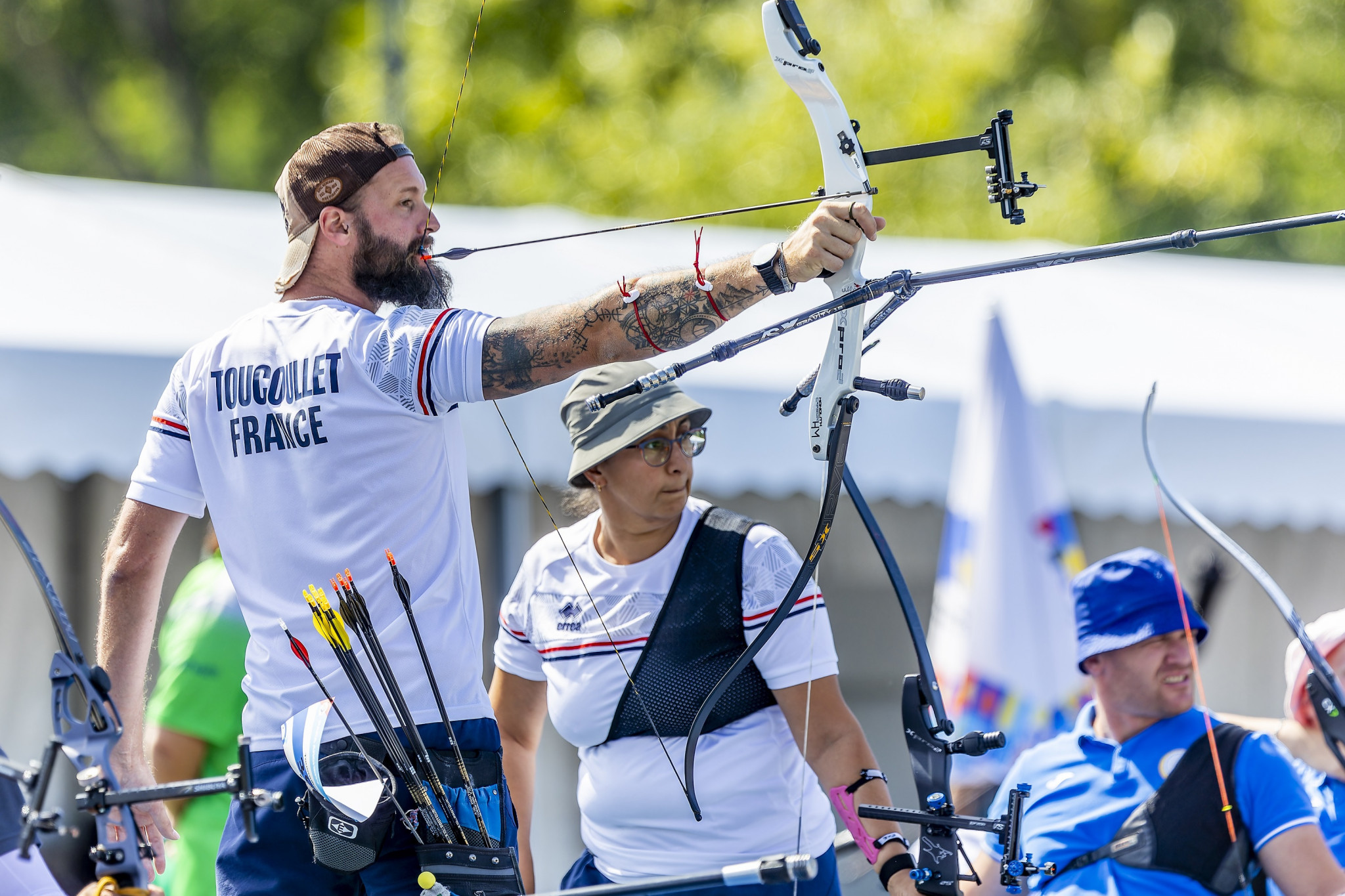 France's Guillaume Toucoullet won all three of his matches to advance in the competition ©EPC