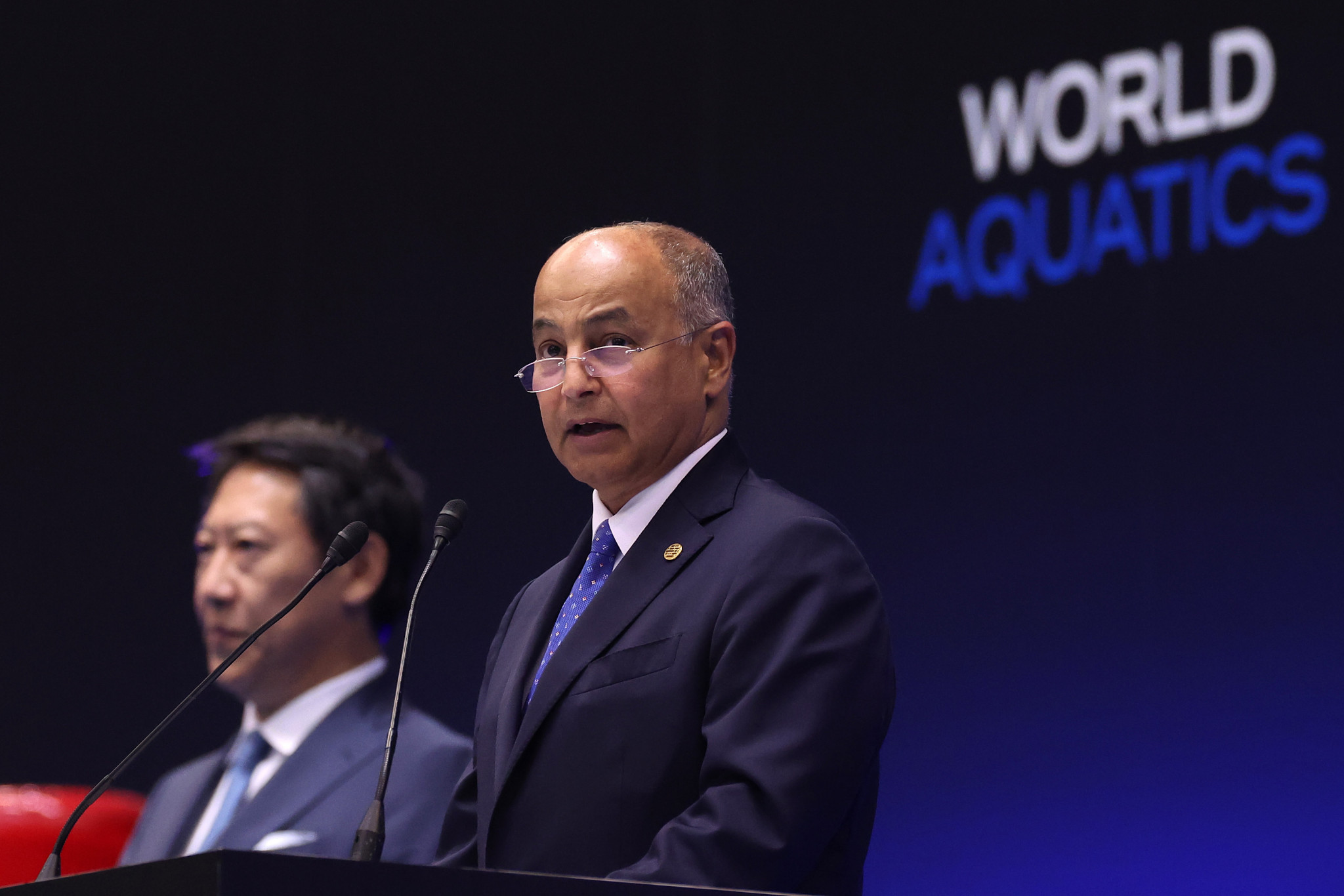 World Aquatics President Husain Al-Musallam has pushed for an open category to ensure that all athletes have the chance to compete at an elite level ©Getty Images