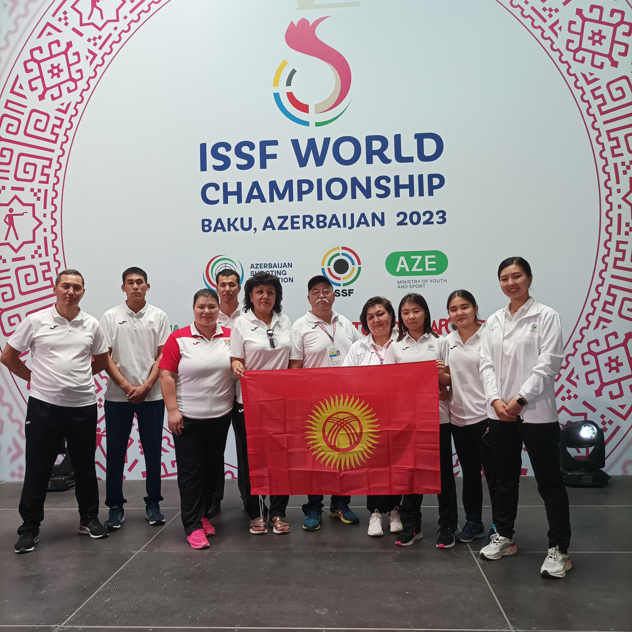 Kyrgyzstan’s team of seven will compete in air rifle and air pistol ©ITG