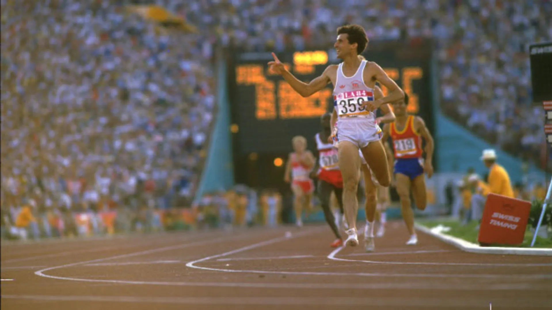 Sebastian Coe has been defying the critics since he was a runner, winning consecutive Olympic 1500m gold medals after his chances were dismissed before each race ©Getty Images