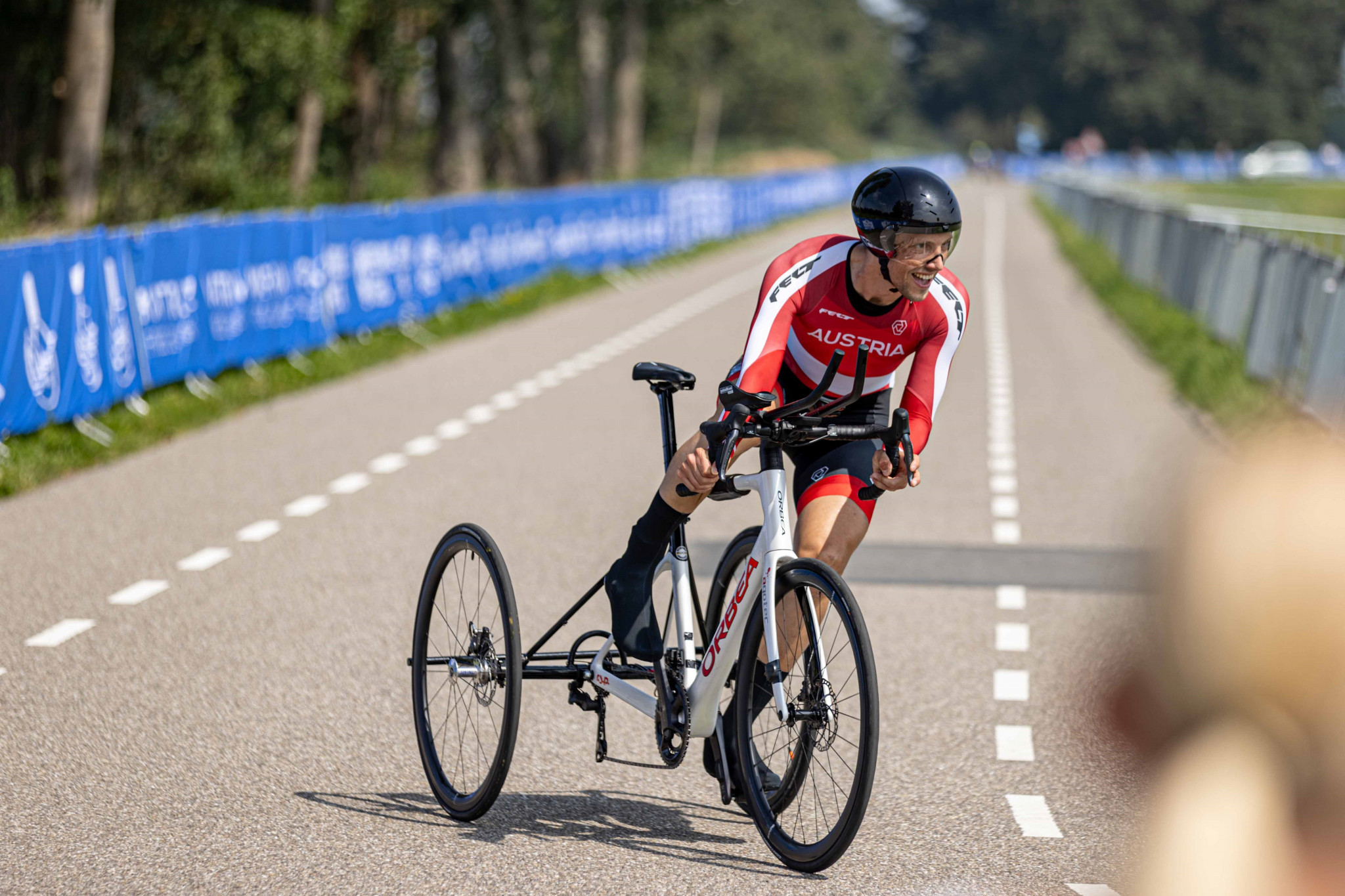 The individual time trial races ran from Zevenhuizen, which is about 12 km northeast of Rotterdam, to Willem Alexander Baan  ©EPC