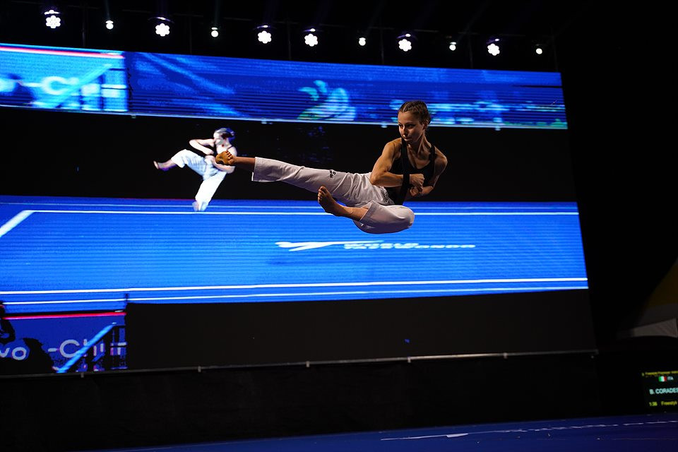 Freestyle poomsae disciplines took centre stage on day one of the World Taekwondo Beach Games ©World Taekwondo