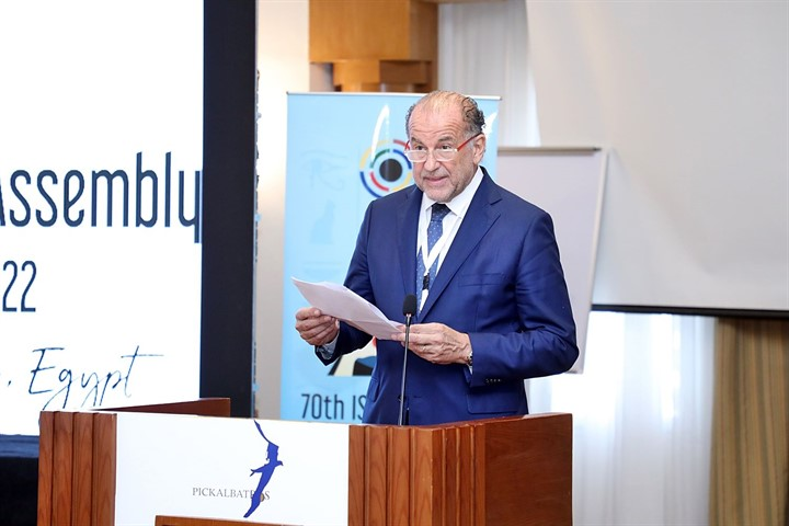 Alexander Ratner resigned as secretary general of the ISSF following the election of Luciano Rossi as President in Cairo last November ©ISSF