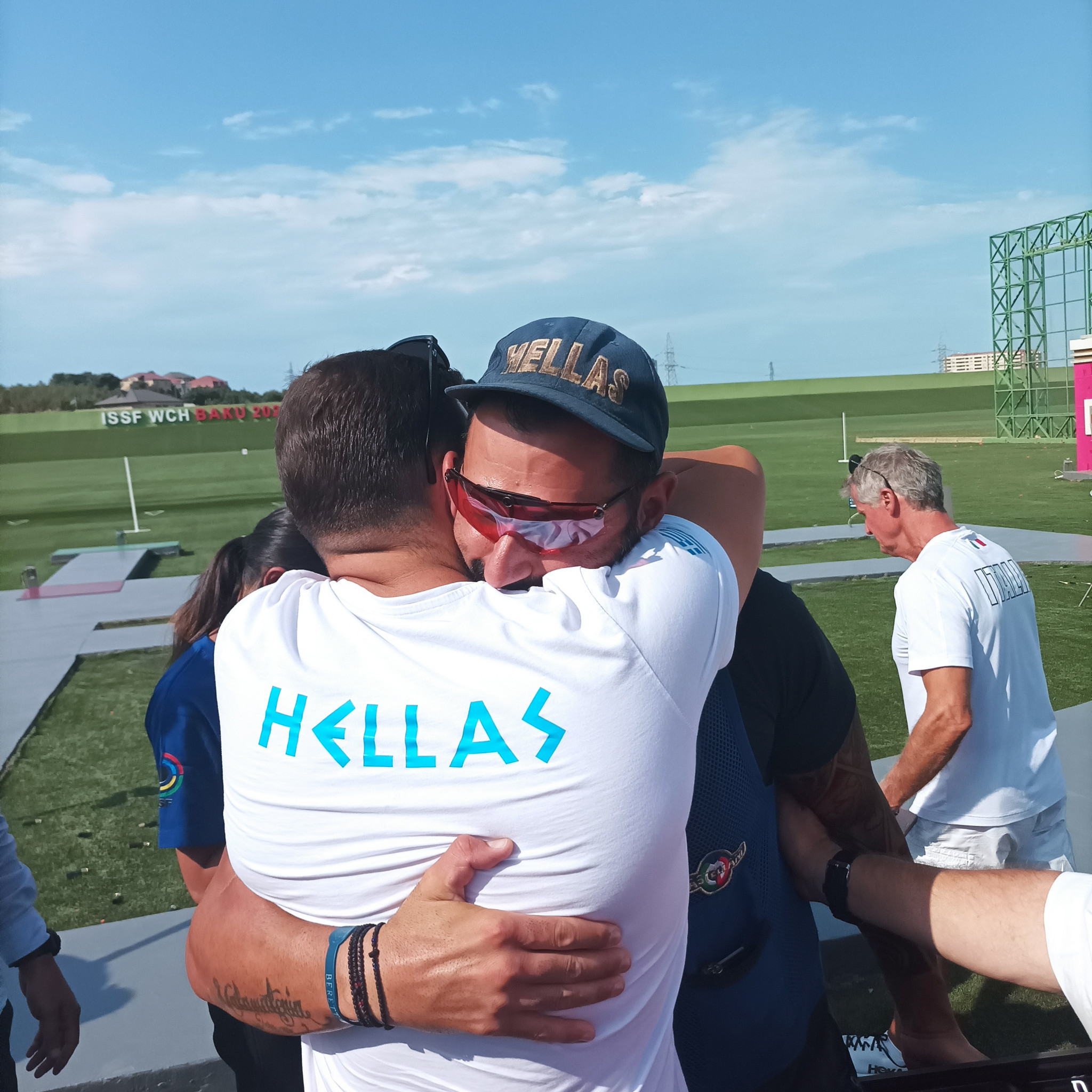 Efthimios Mitas of Greece has secured a quota place with his World Championship gold medal in the men's skeet in Baku ©ITG