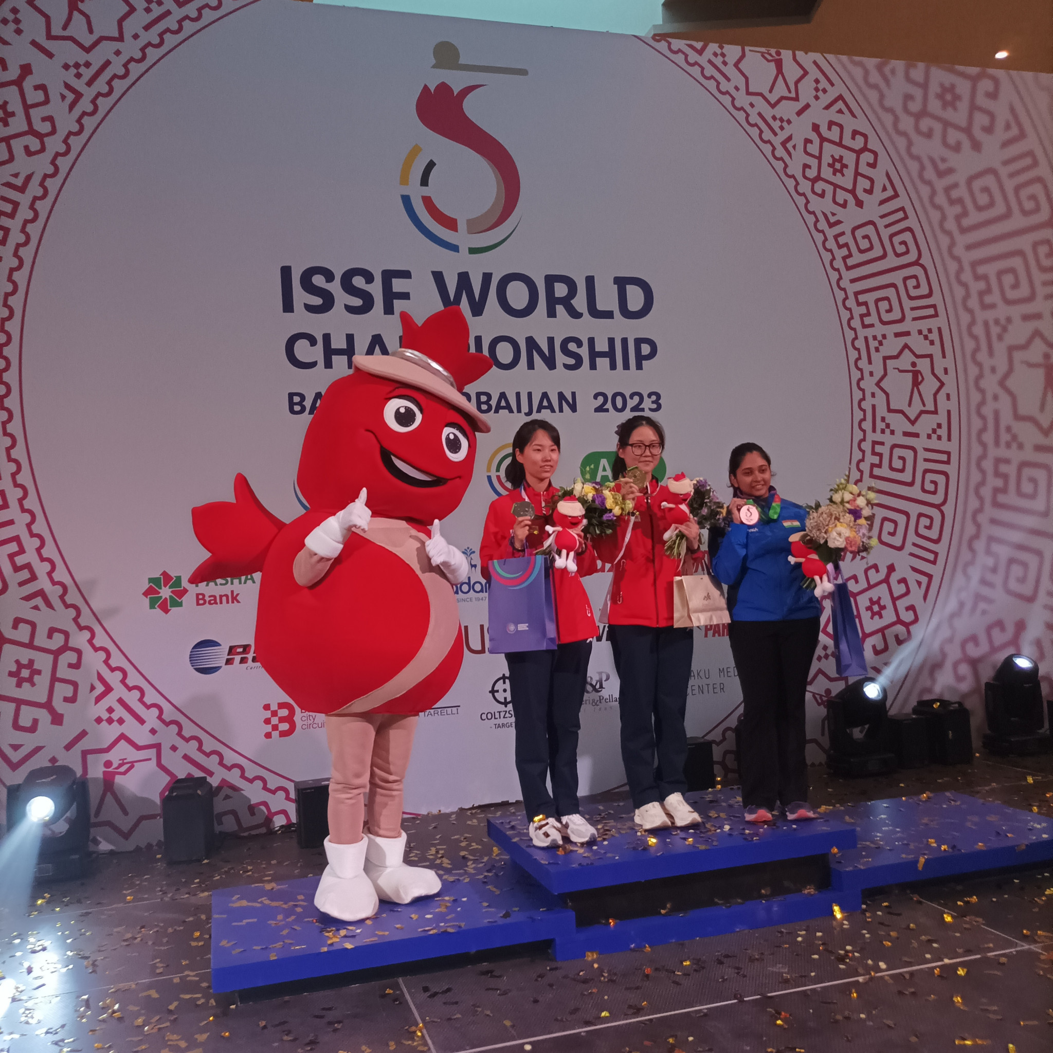 Lindgren and Han win first global air rifle titles at ISSF World Championships