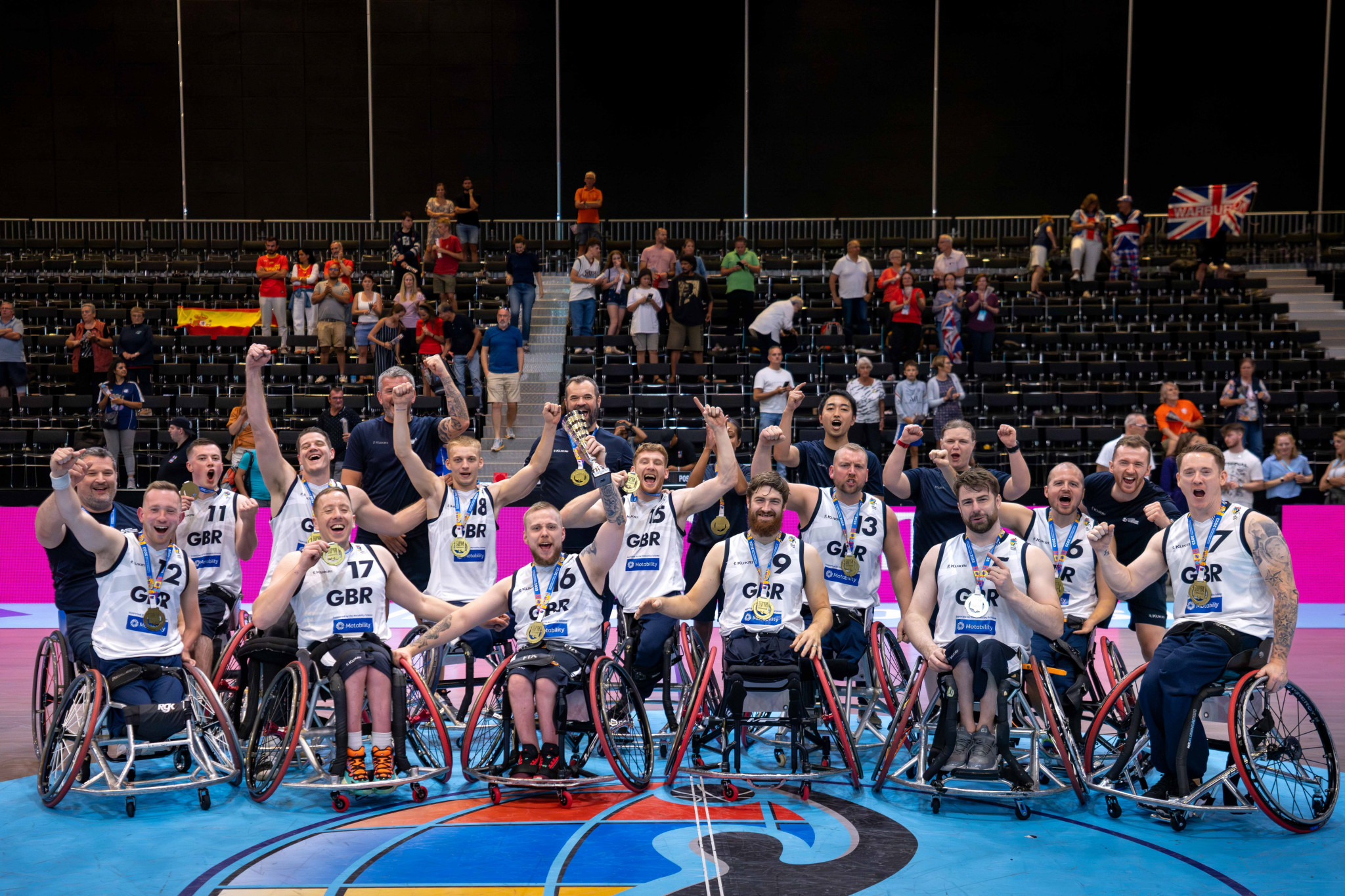 Britain captured their eighth European men's wheelchair basketball crown in Rotterdam ©EPC