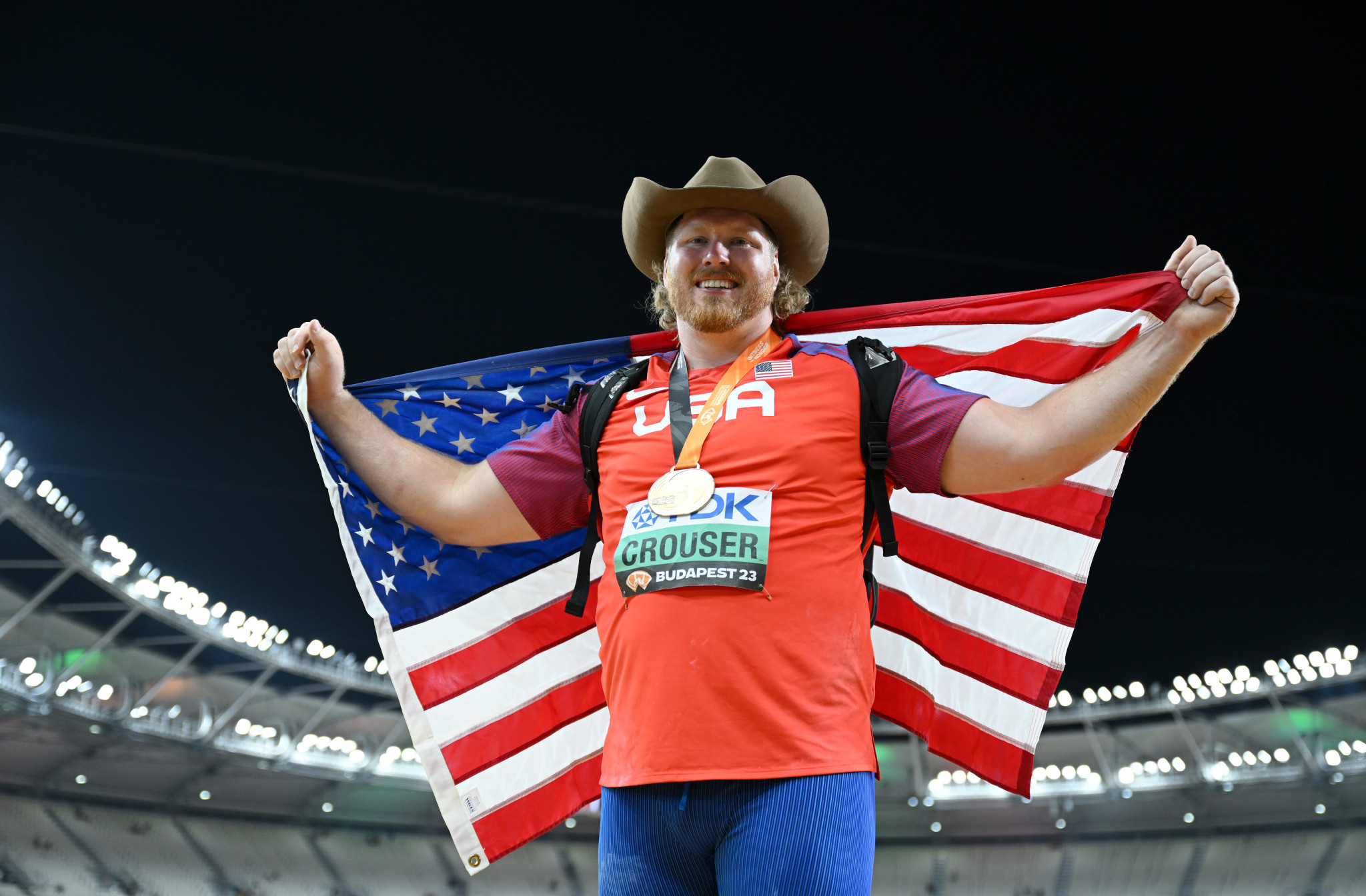 The United States' Ryan Crouser is now back-to-back Olympic and back-to-back world men's shot put champion ©Getty Images